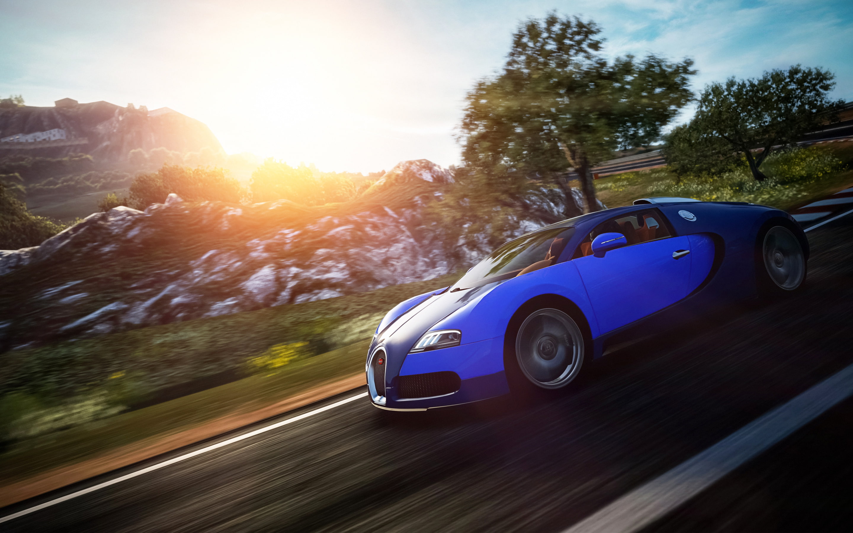 turismo, speed, 2K, car, excellent, gran turismo 6, gran, road, blue car, blue, HD Wallpaper