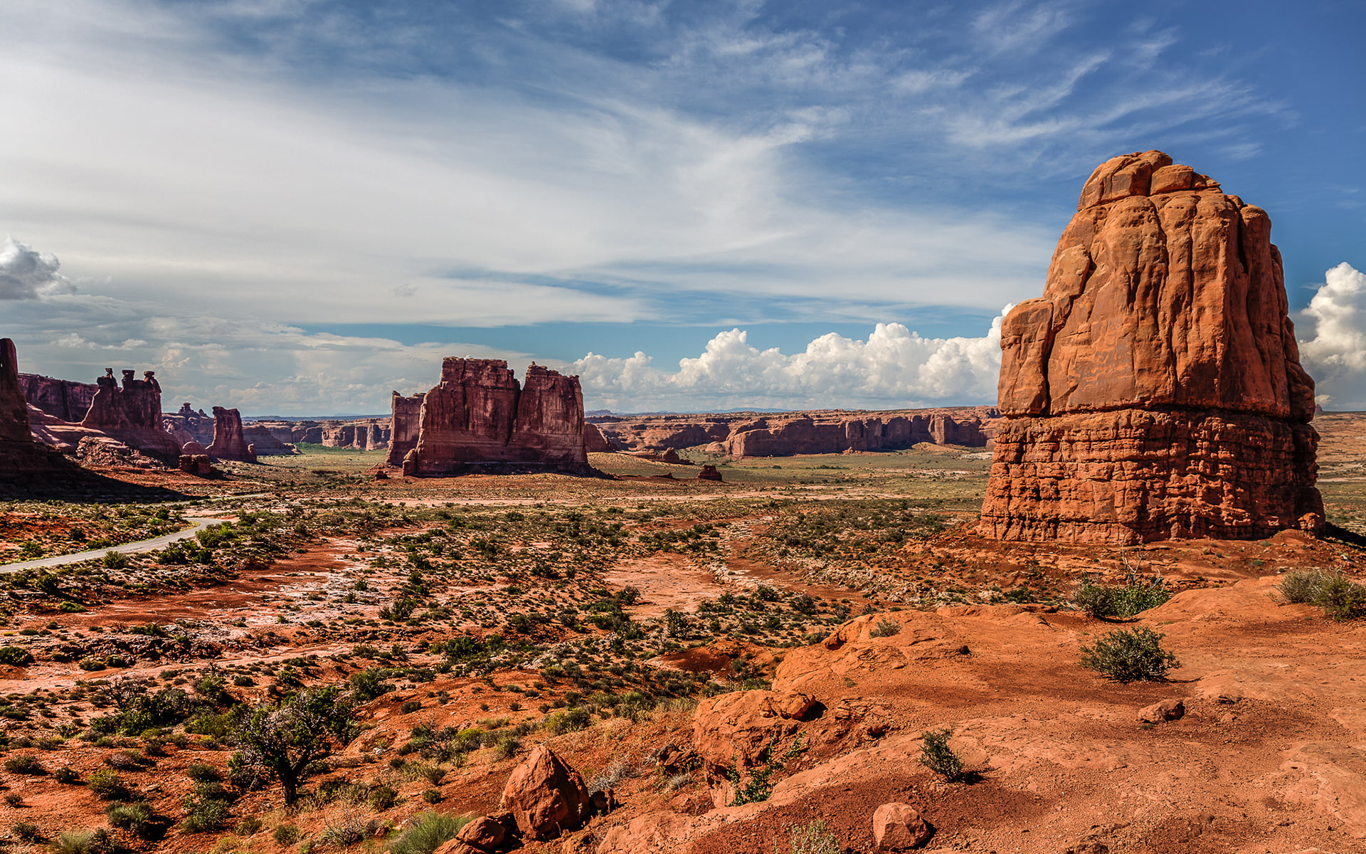 1080P, hd, desert, utah, national, park, area, arches, usa, nature, HD Wallpaper