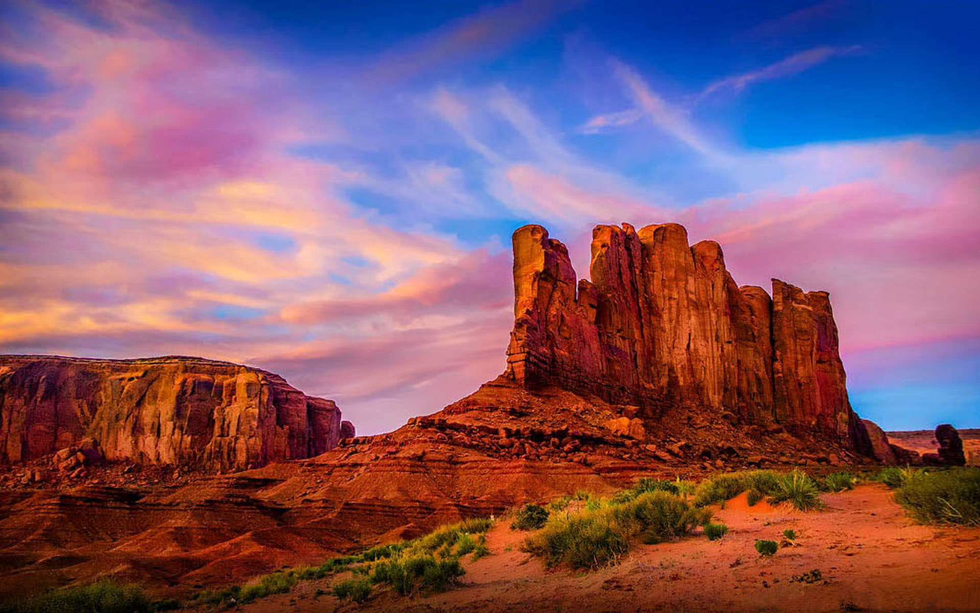 park, backgrounds, desktop, scenery, arches, desert, 1080P, national, utah, HD Wallpaper