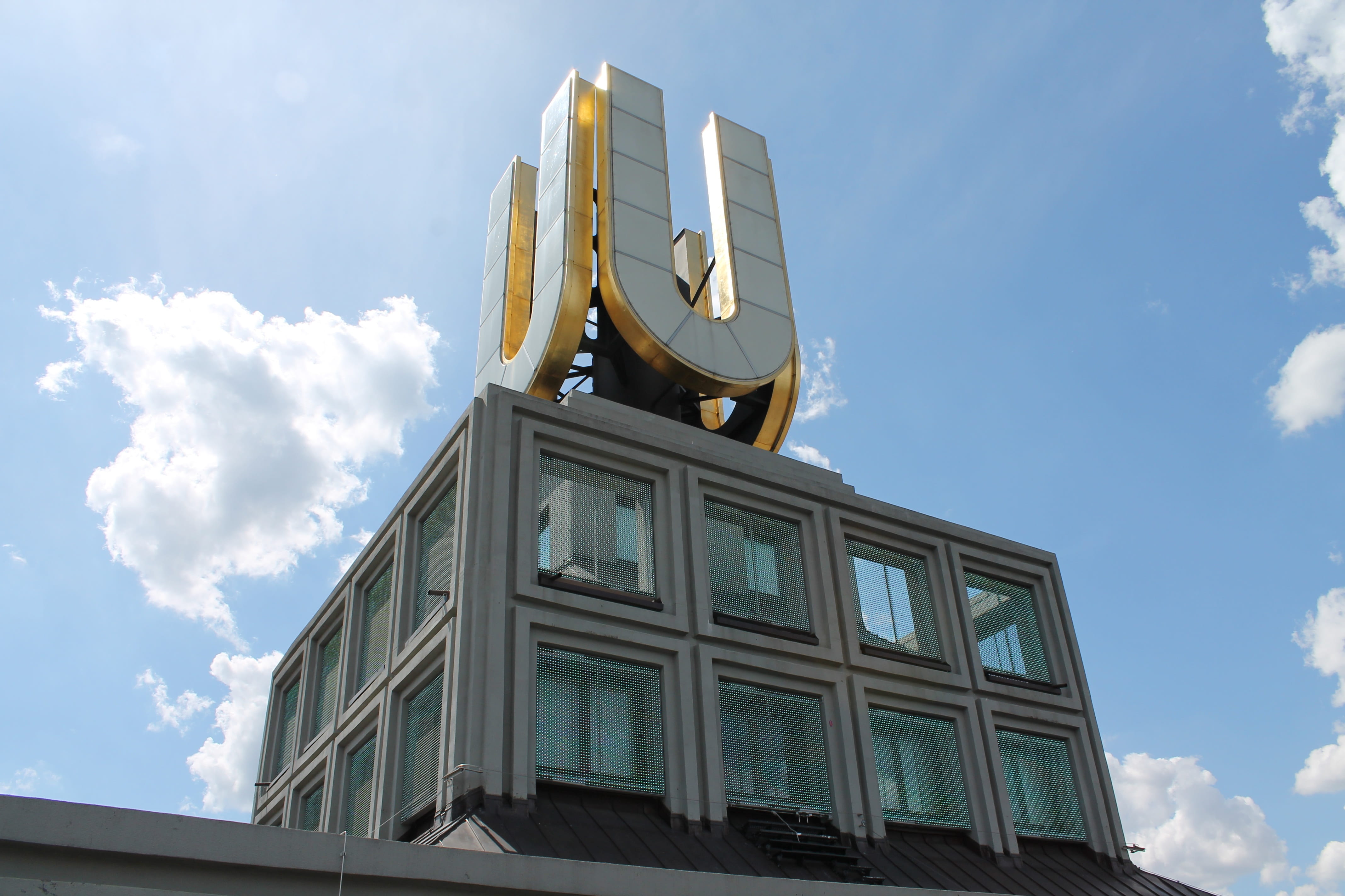 U Tower, building, day, sunlight, nature, museum, U, dortmund u, union brewery, U, glass - material, building exterior, north rhine westphalia, window, HD Wallpaper
