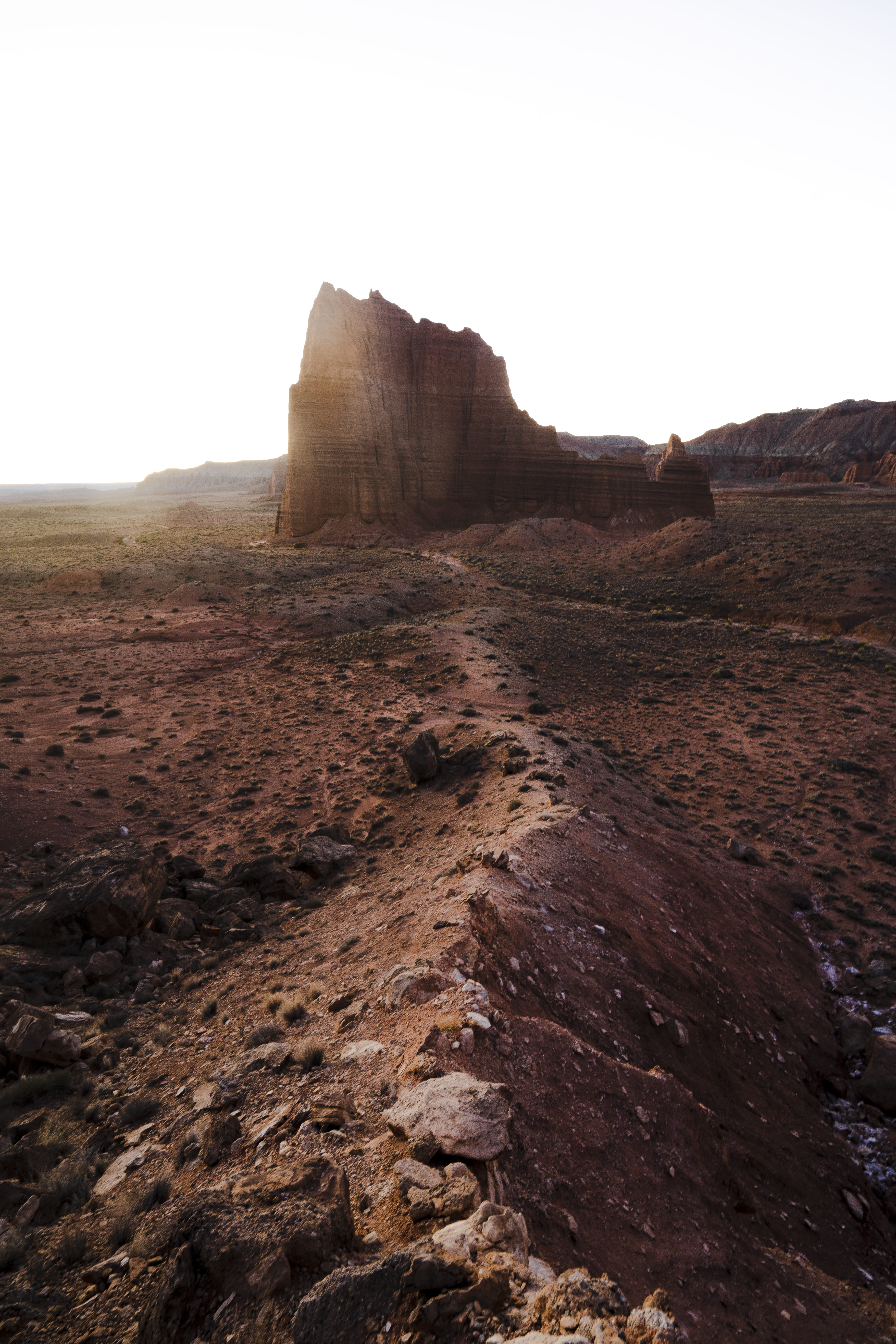 landscape, non-urban scene, rock, dirt road, capitol reef national park, rock formation, gravel, tranquil scene, no people, housing, tranquility, southern utah, Phone HD Wallpaper