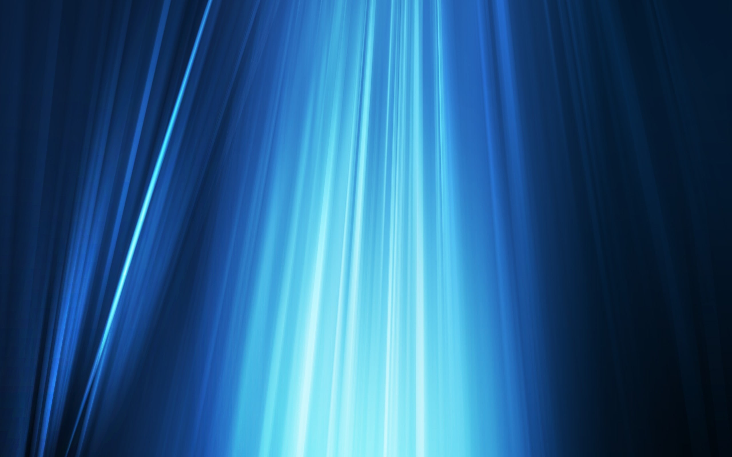 abstract, cyan, gradient, lines, blue, 2K, HD Wallpaper