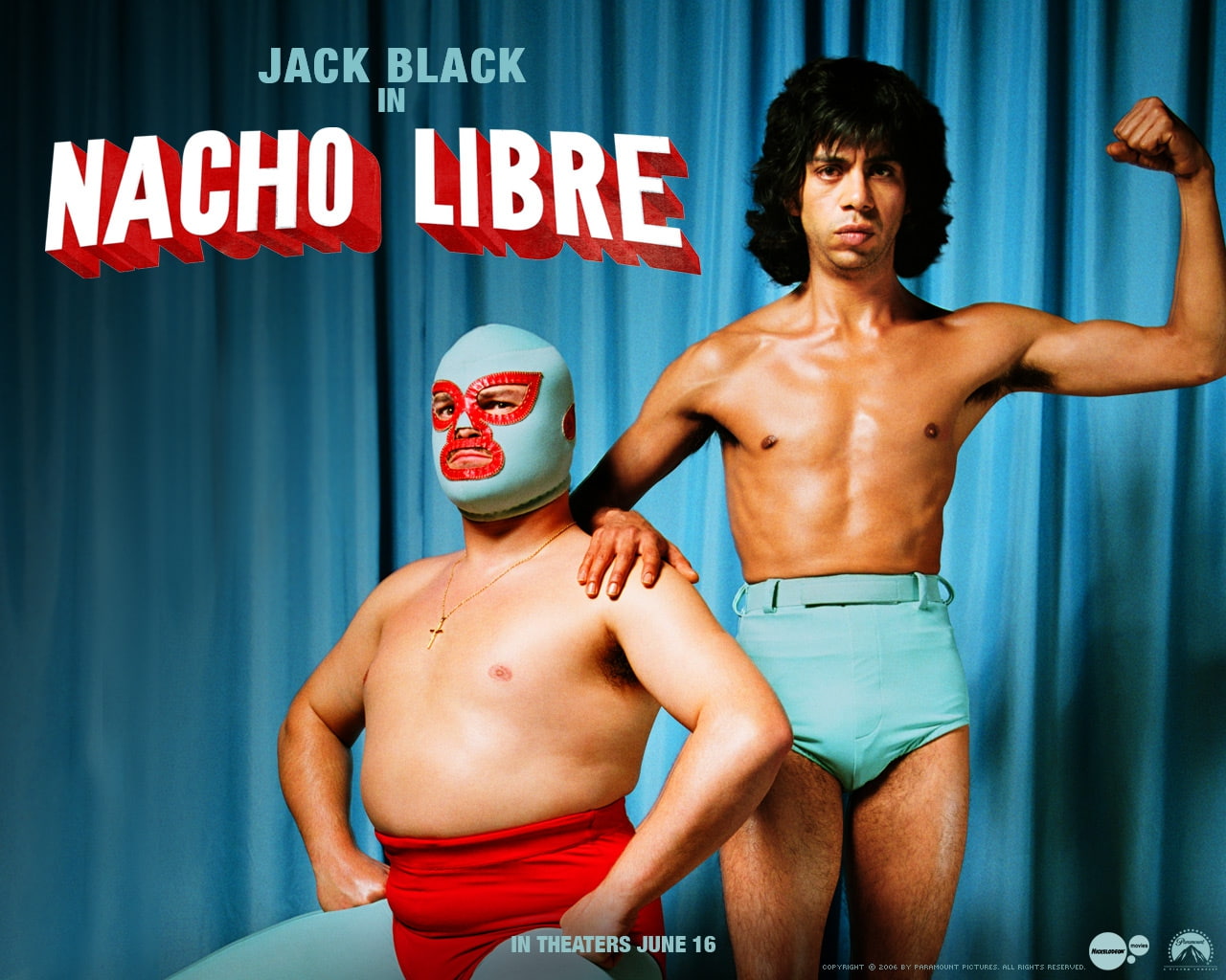 Nacho Libre, hd, 720P, x, jack black, art, jack, nacho, sports, black, libre, baseball, HD Wallpaper