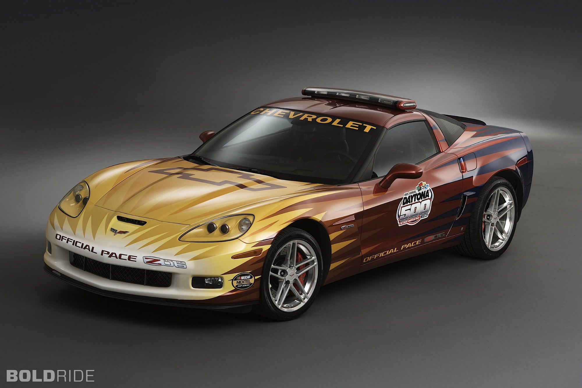 supercar, corvette, z06, chevrolet, 500, 2006, pace, racing, race, supercars, daytona, 1080P, HD Wallpaper