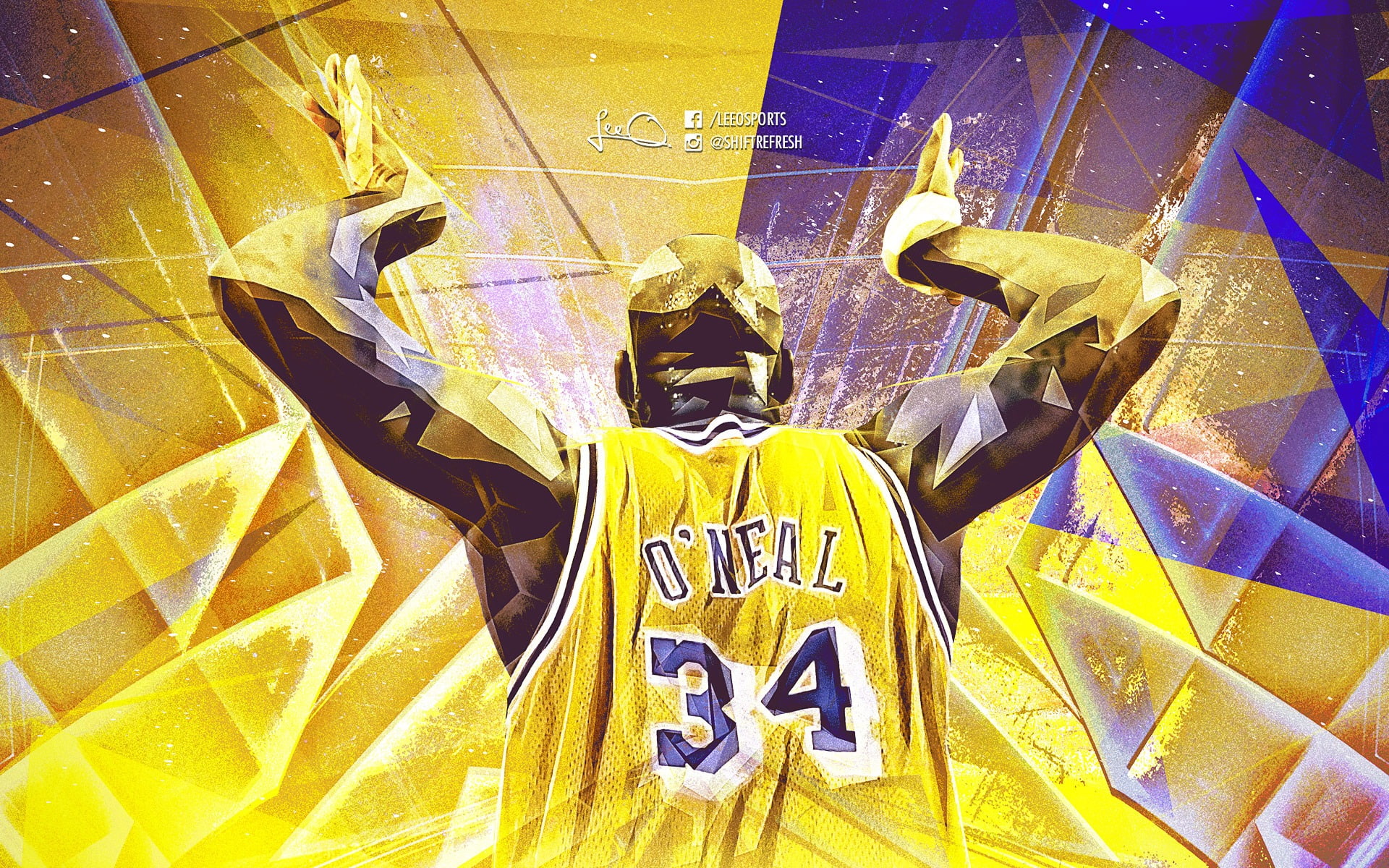 clothing, low angle view, text, la, day, lakers, 1080P, real people, indoors, sport, yellow, digital, shaquille, representation, o, directly below, HD Wallpaper