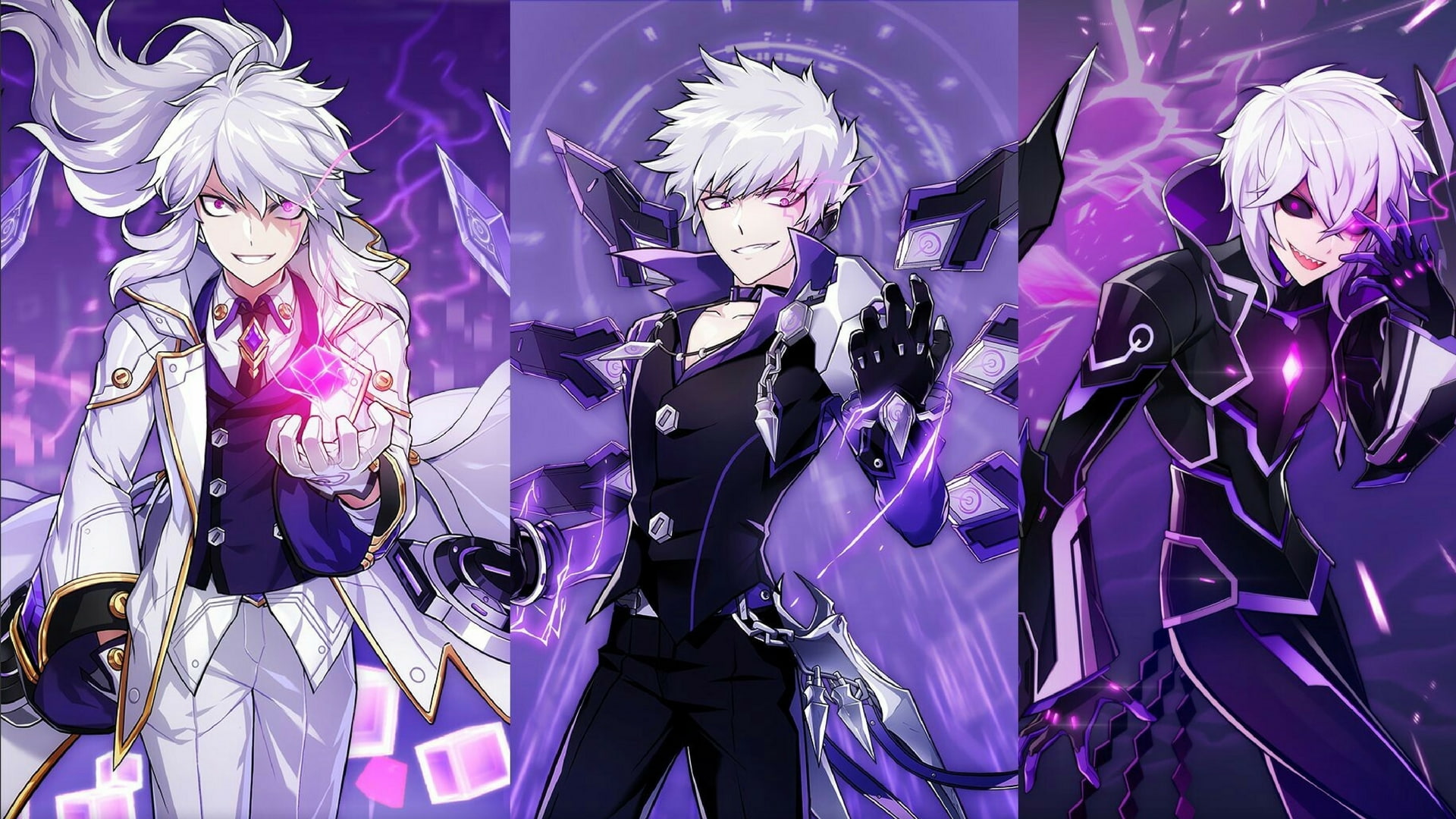 purple, performing arts event, arts culture and entertainment, nightlife, pink color, stage, illuminated, night, 1080P, Anime Game, costume, event, crowd, HD Wallpaper