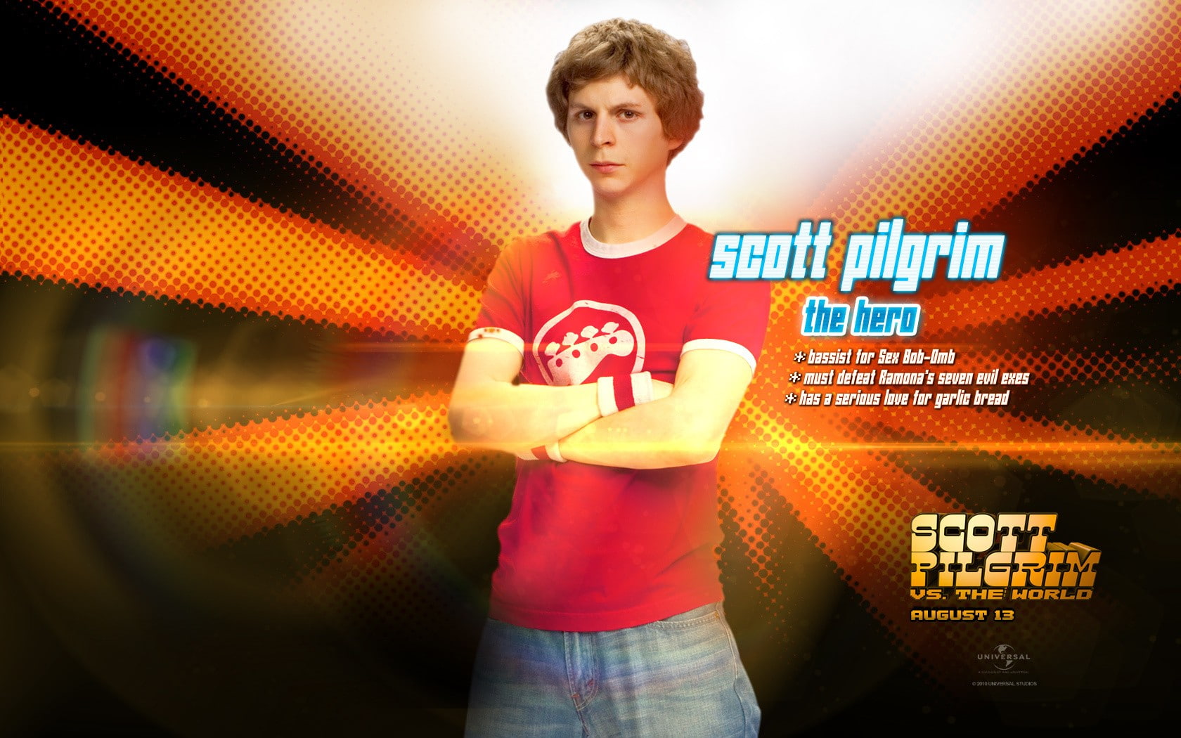 Michael Cera, Scott Pilgrim, 720P, HD Wallpaper