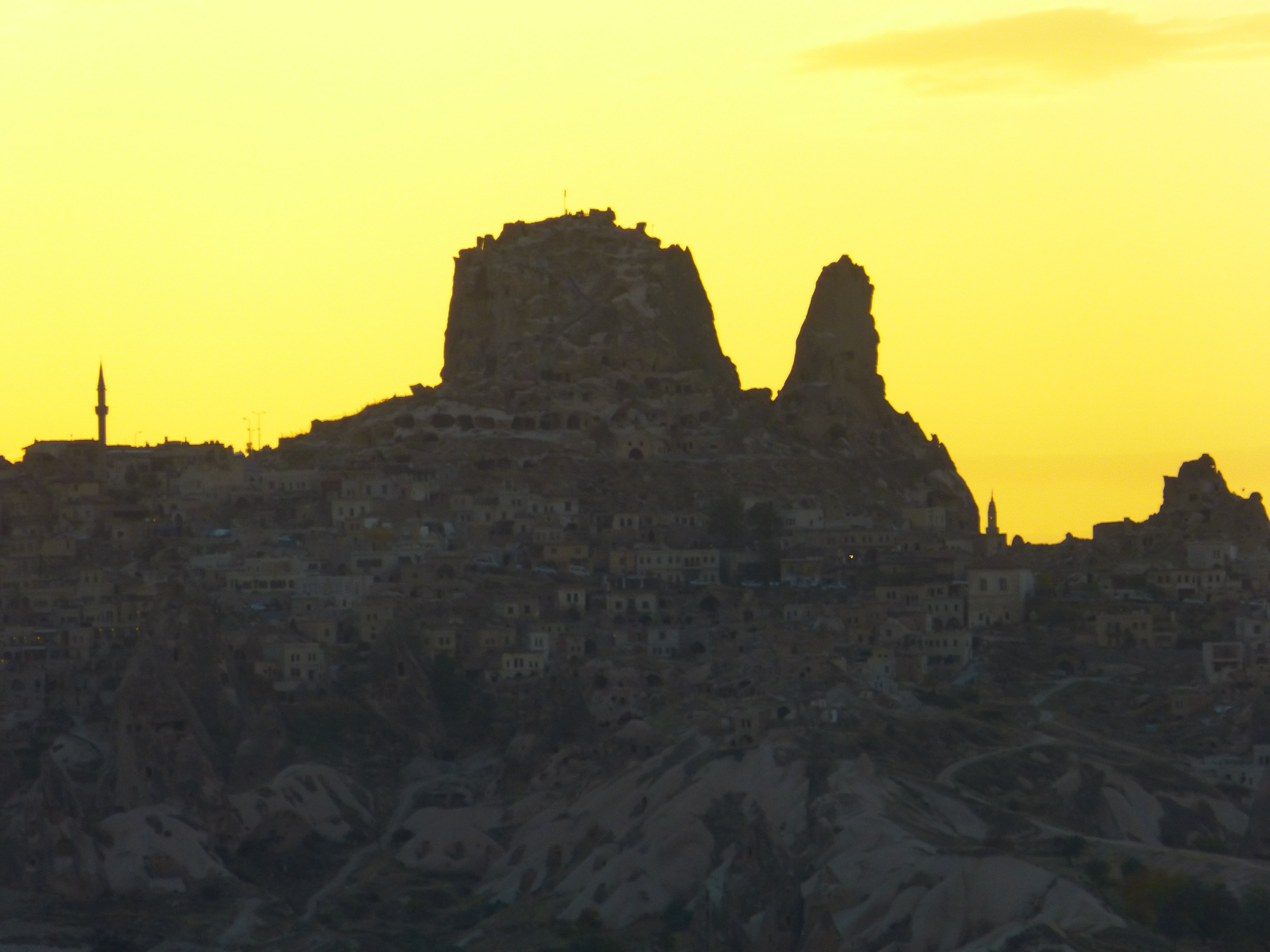 travel destinations, sky, building exterior, ancient civilization, city, building, tourism, nature, no people, castle, architecture, surreal, cappadocia, HD Wallpaper