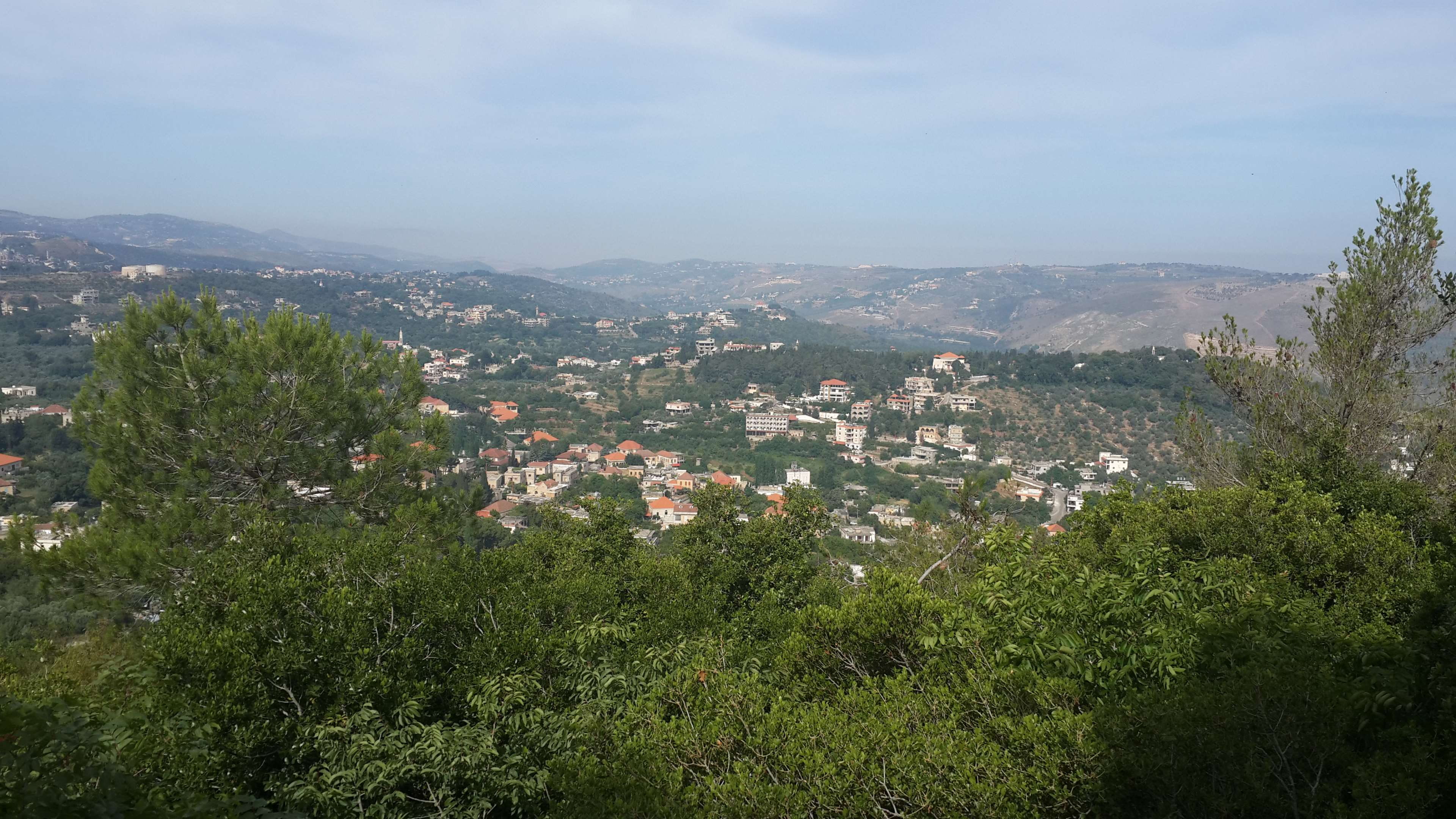 townscape, village, tree, sky, green color, building exterior, lebanon, scenics - nature, mountain, cityscape, beauty in nature, 4K, building, architecture, HD Wallpaper