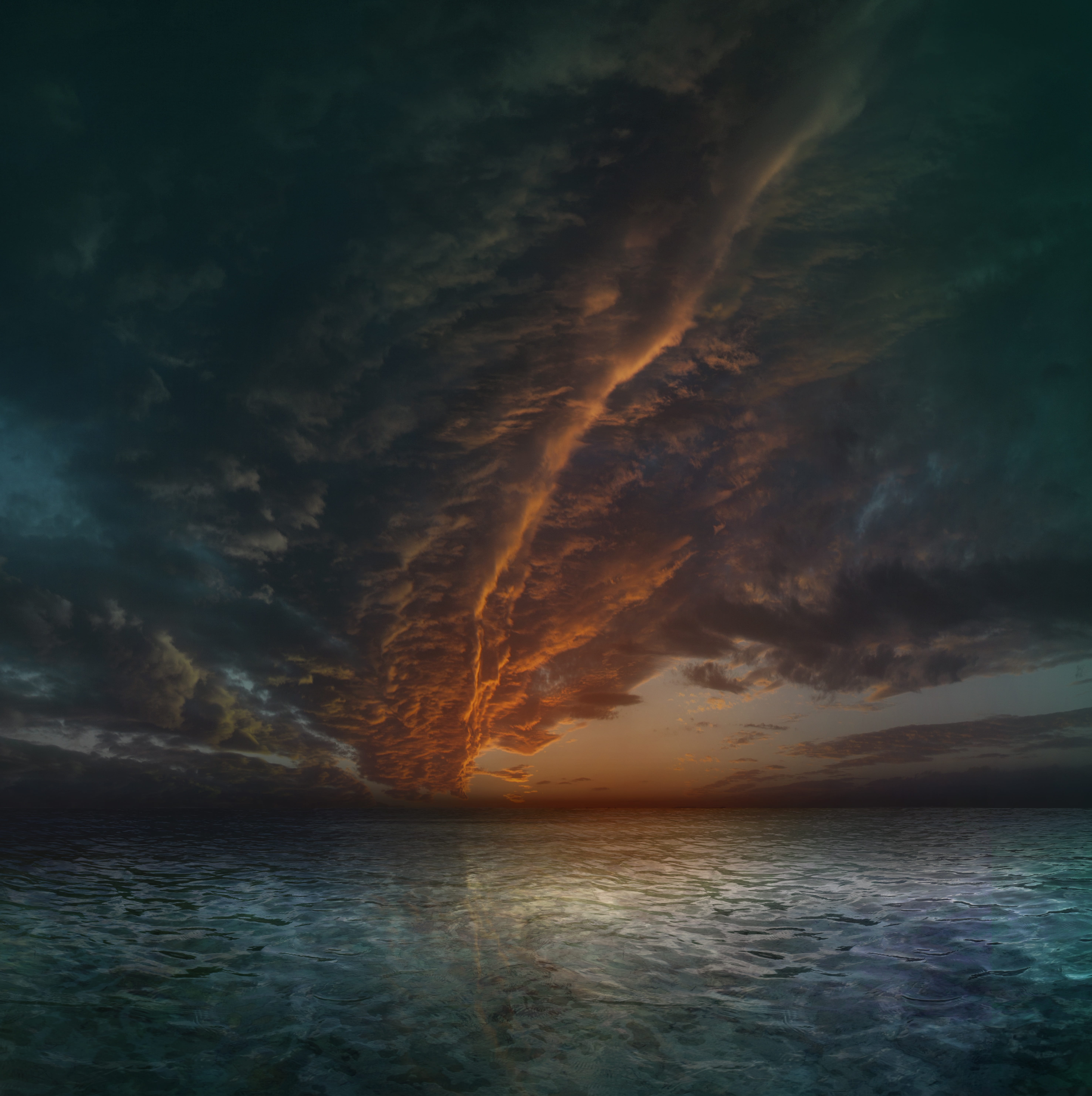 idyllic, nature, travel, water, no people, tranquility, storm, sky, sunset, horizon, waterfront, tranquil scene, outdoors, 5K, gozo, scenics - nature, Phone HD Wallpaper