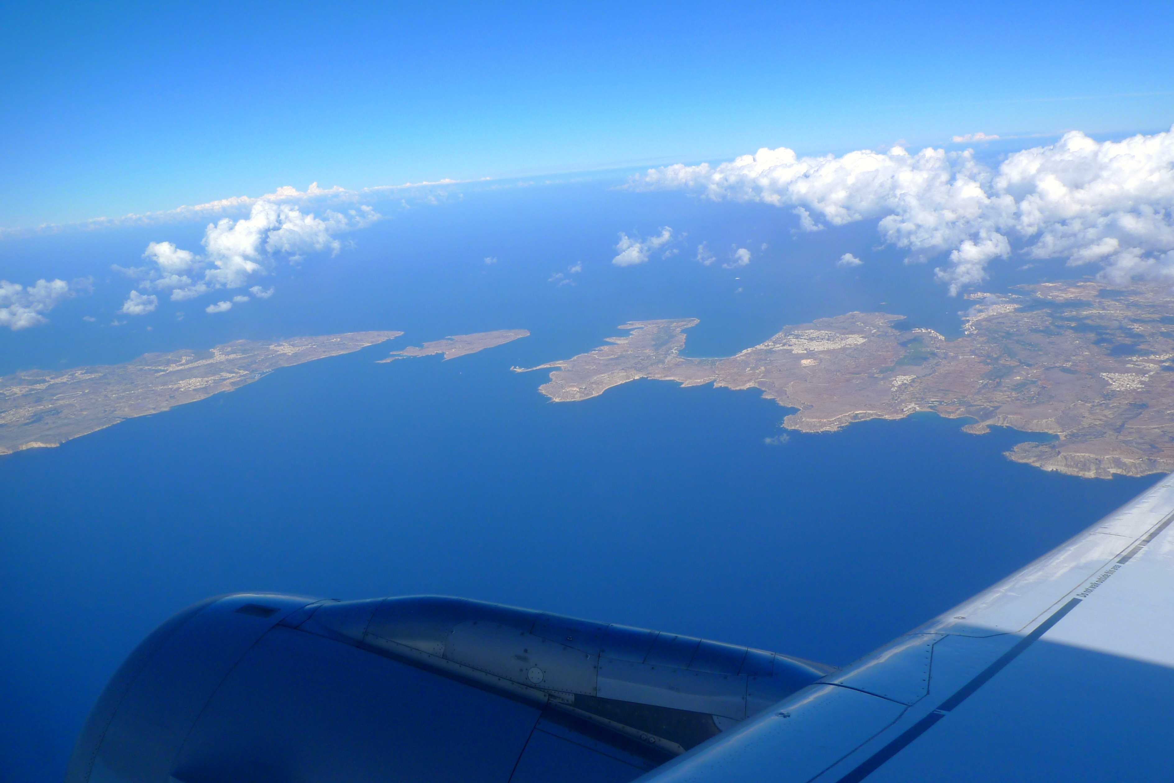 no people, jet engine, cloud - sky, from above, she earth, mediterranean, motion, airplane, gozo, outdoors, engine, on the move, aircraft wing, outlook, HD Wallpaper