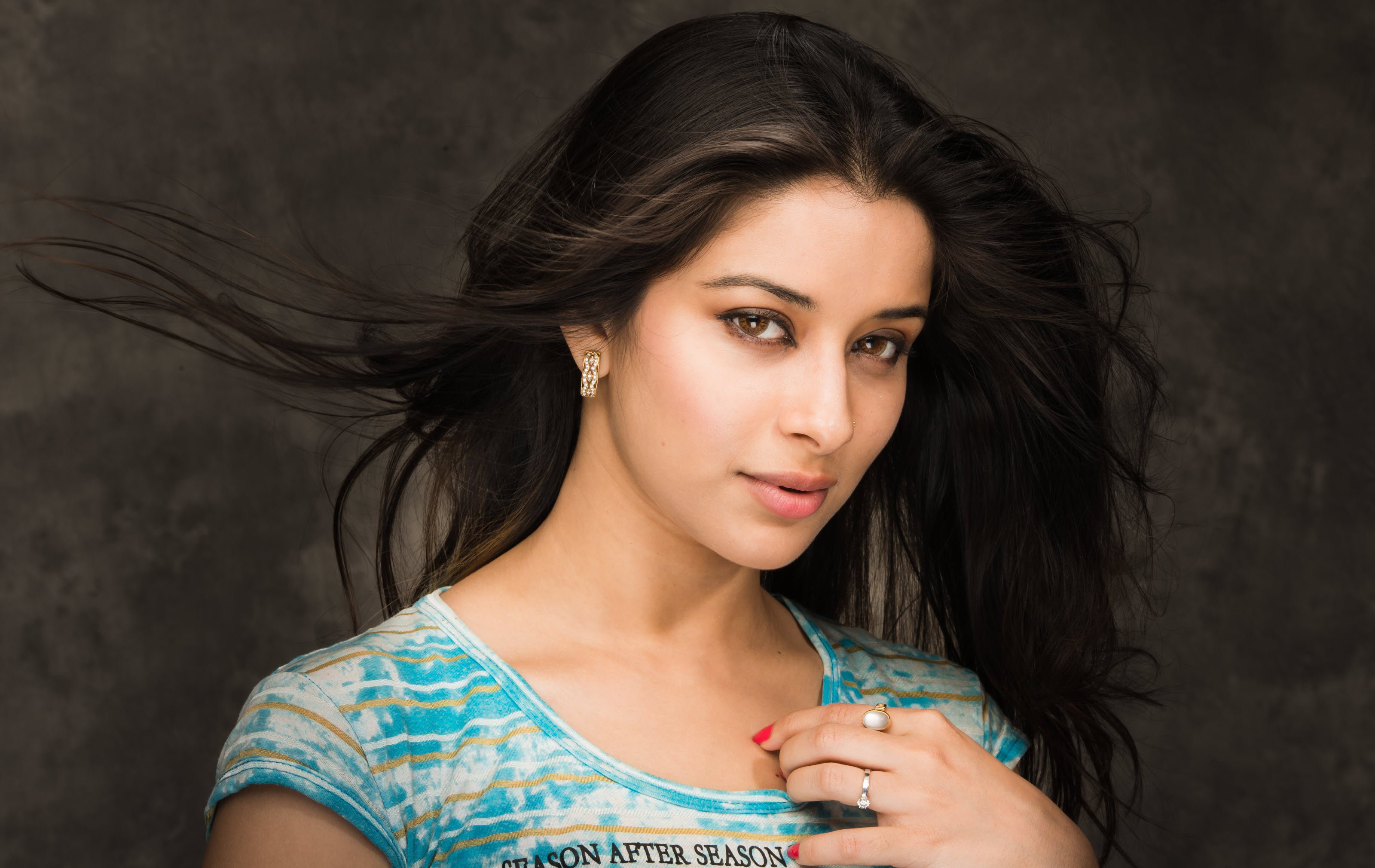 beauty, black hair, long hair, wind, hair, fashion, 2K, hairstyle, madhurima, front view, brown hair, young adult, headshot, women, beautiful woman, one person, HD Wallpaper