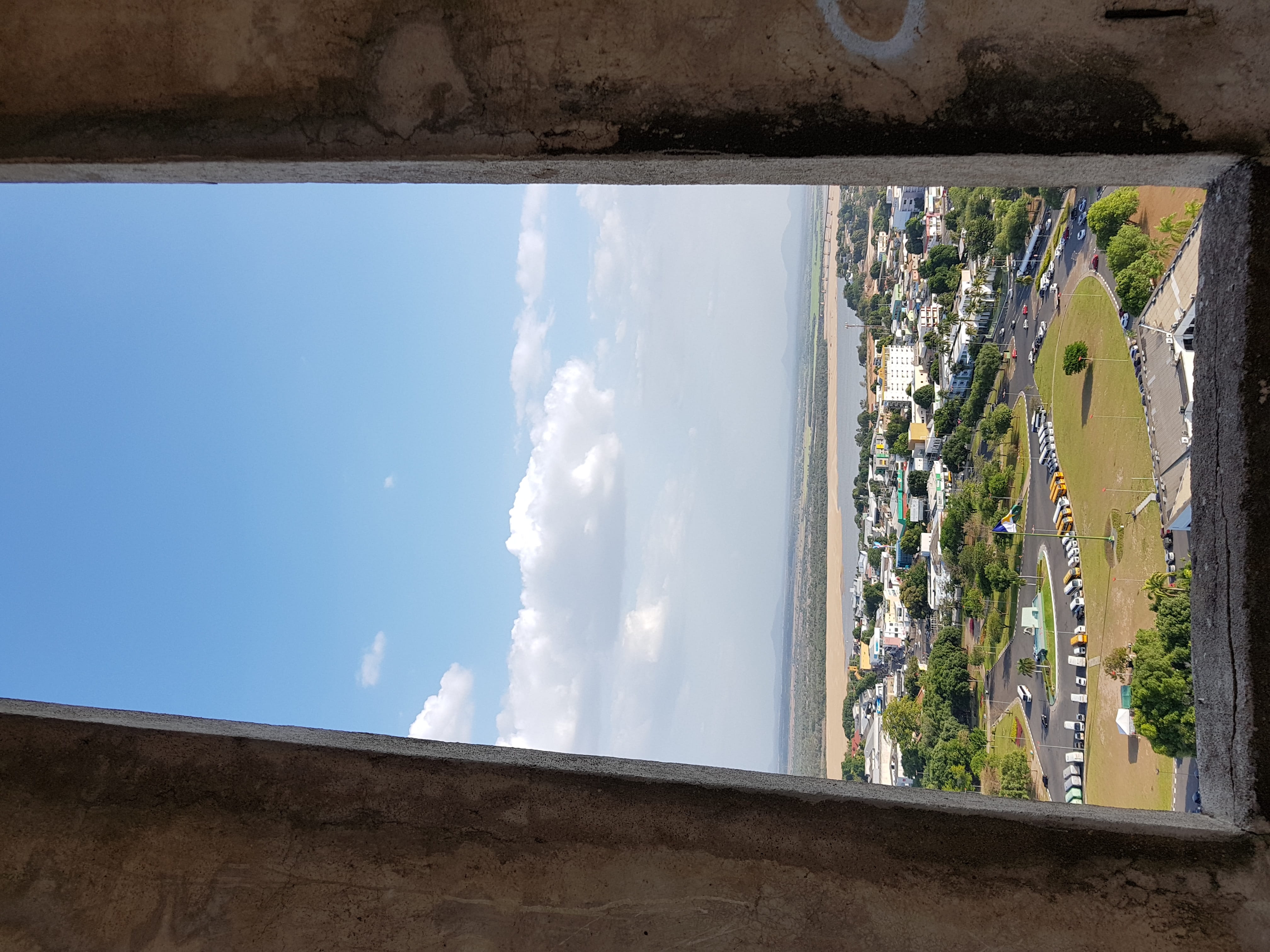 window, city, beach, centro, outdoors, landscape, water, nature, sea, brazil, sky, archaeology, built structure, cloud - sky, 4K, road, day, scenery, transportation, HD Wallpaper