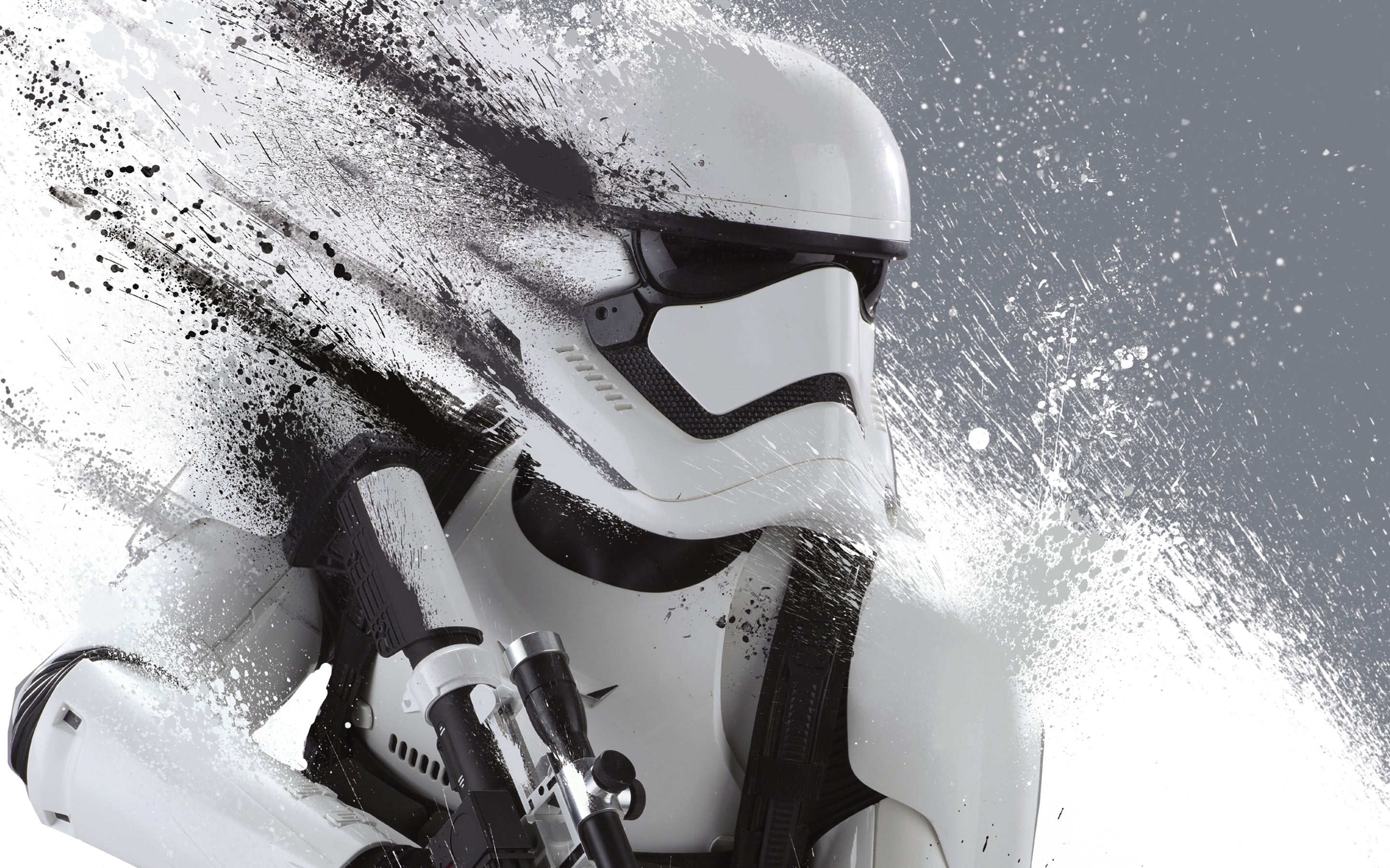 mode of transportation, nature, trooper, sunlight, outdoors, Star Wars, one person, day, water, storm, sea, 2K, wall - building feature, lifestyles, HD Wallpaper