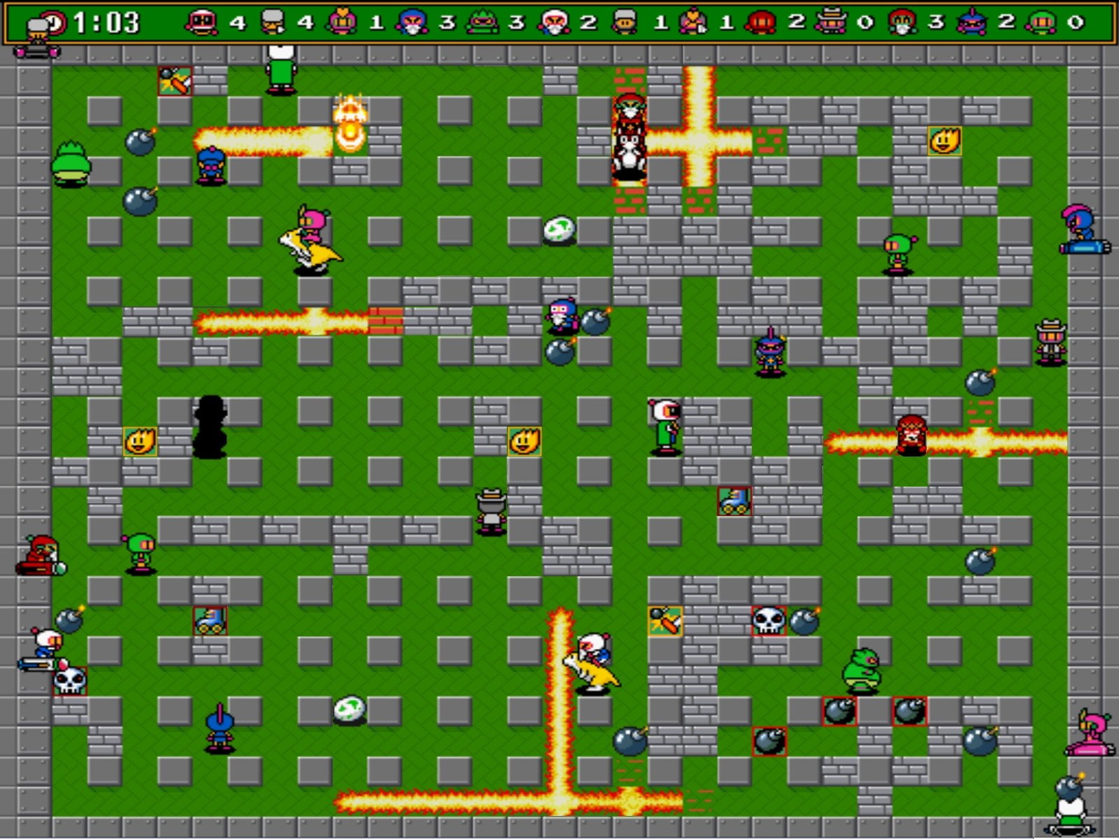 16 bit, games, video, 720P, retro, bomberman, HD Wallpaper