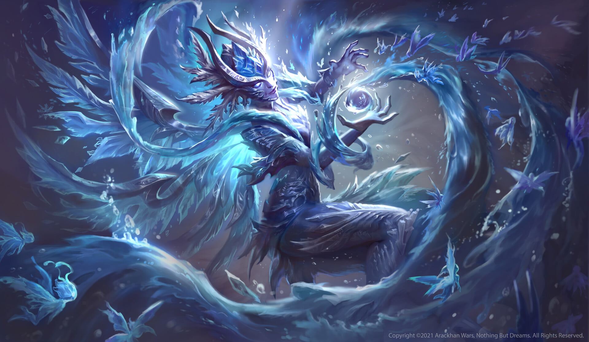 board games, fairies, ice, 1080P, Arackhan Wars, HD Wallpaper