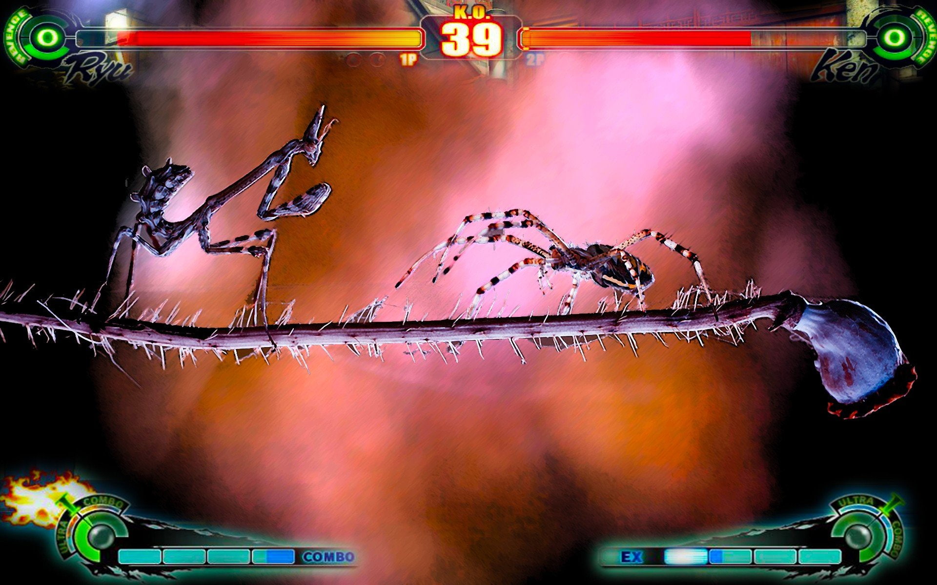 spiders, fighter, video, abstract, online, edition, strike, versus, games, iii, 1080P, 3rd, street, HD Wallpaper