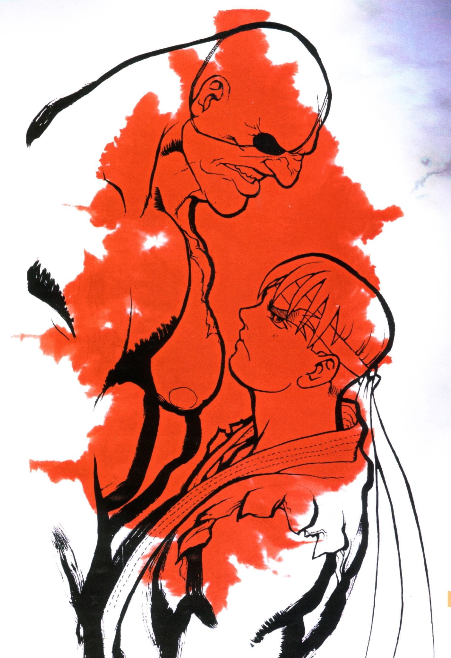 Street Fighter Alpha, 1080P, fighter, street fighter, video, hd, art, street, Ryu, alpha, sagat, games, Phone HD Wallpaper