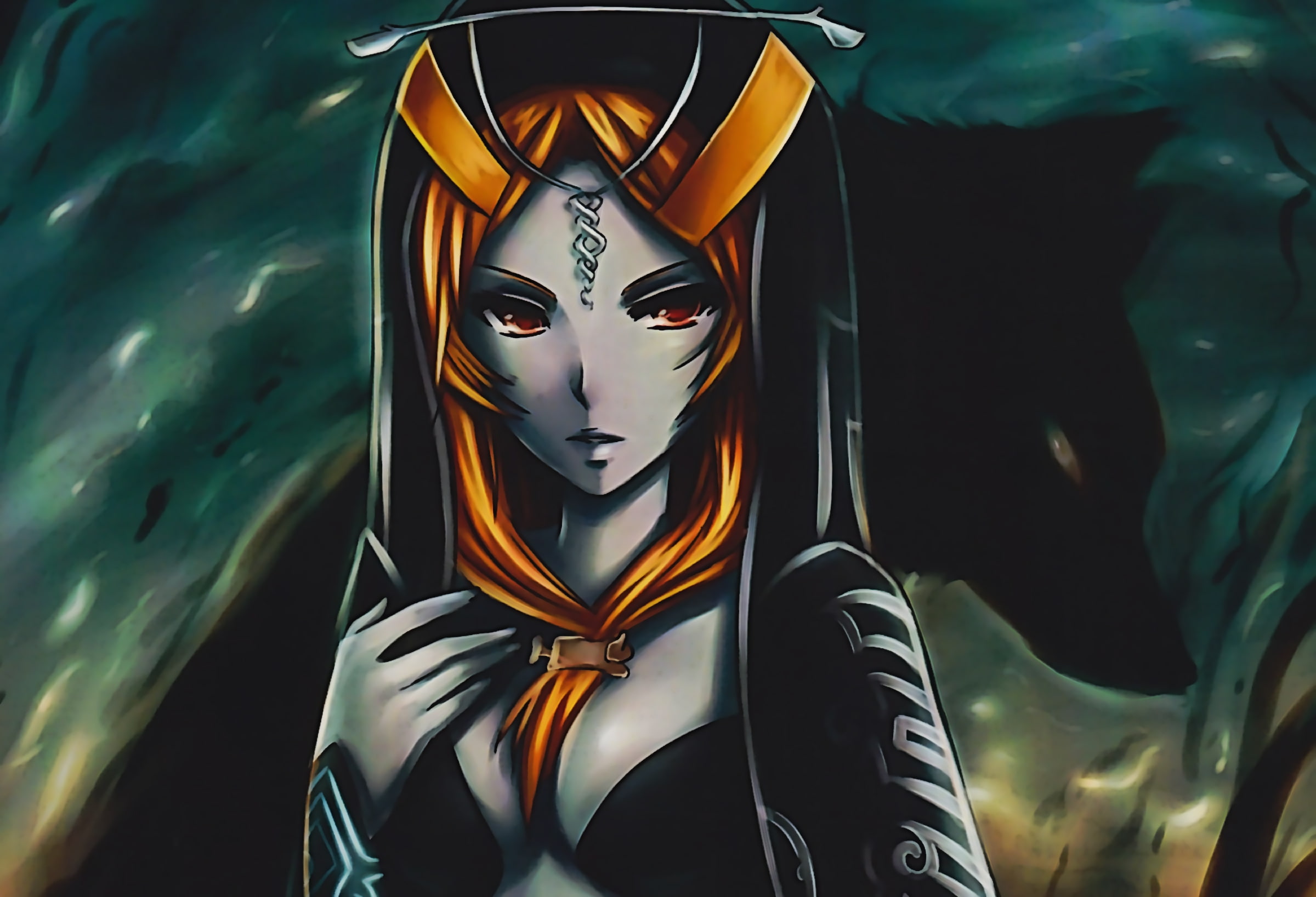 moons, Midna, 1080P, The Legend of Zelda, legend, space, hd, art, zelda, x, HD Wallpaper