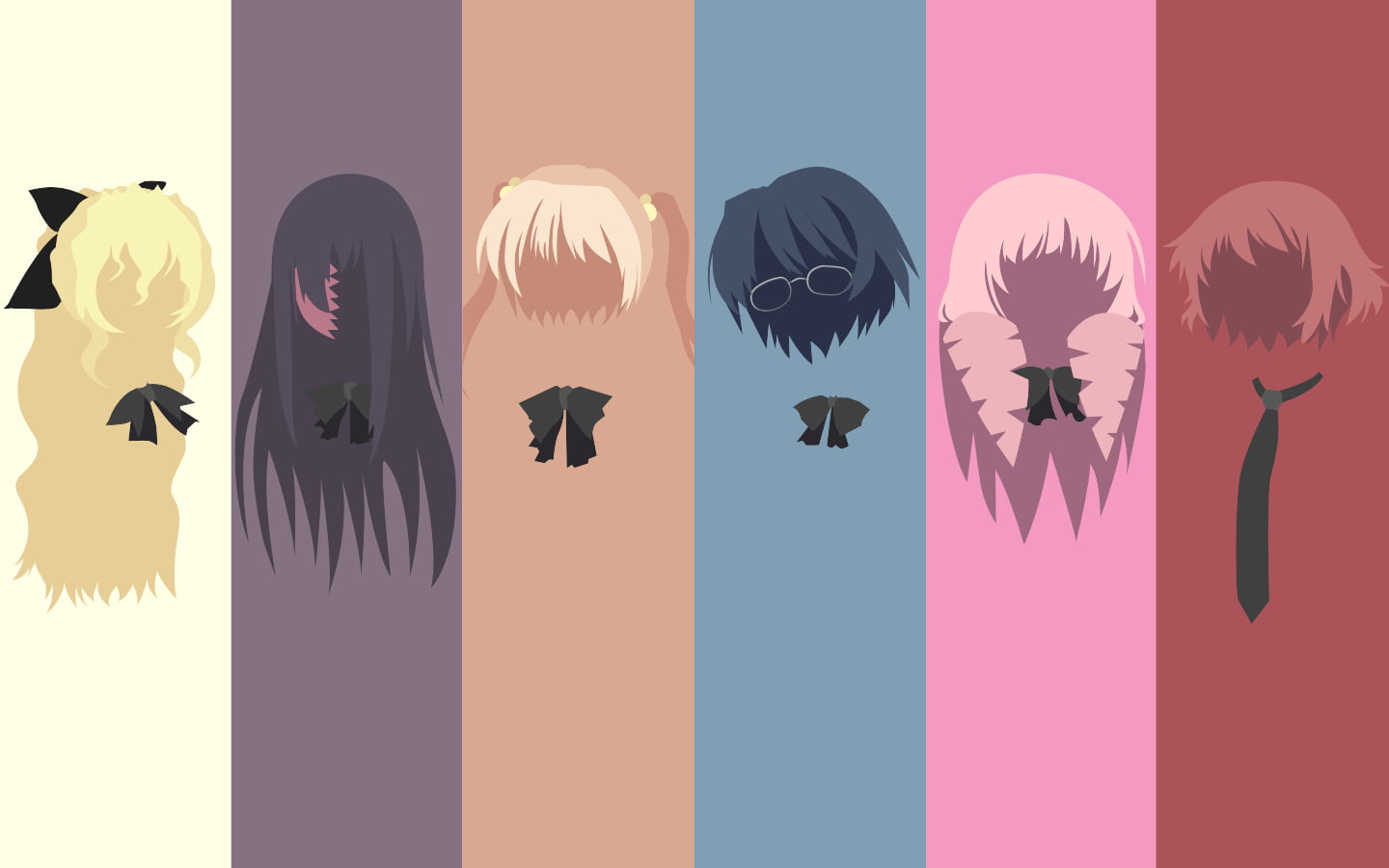 wall - building feature, collage, male likeness, representation, Shiina Mikado, Rin Tezuka, mannequin, 720P, no people, art and craft, clothing, Hanako Ikezawa, HD Wallpaper