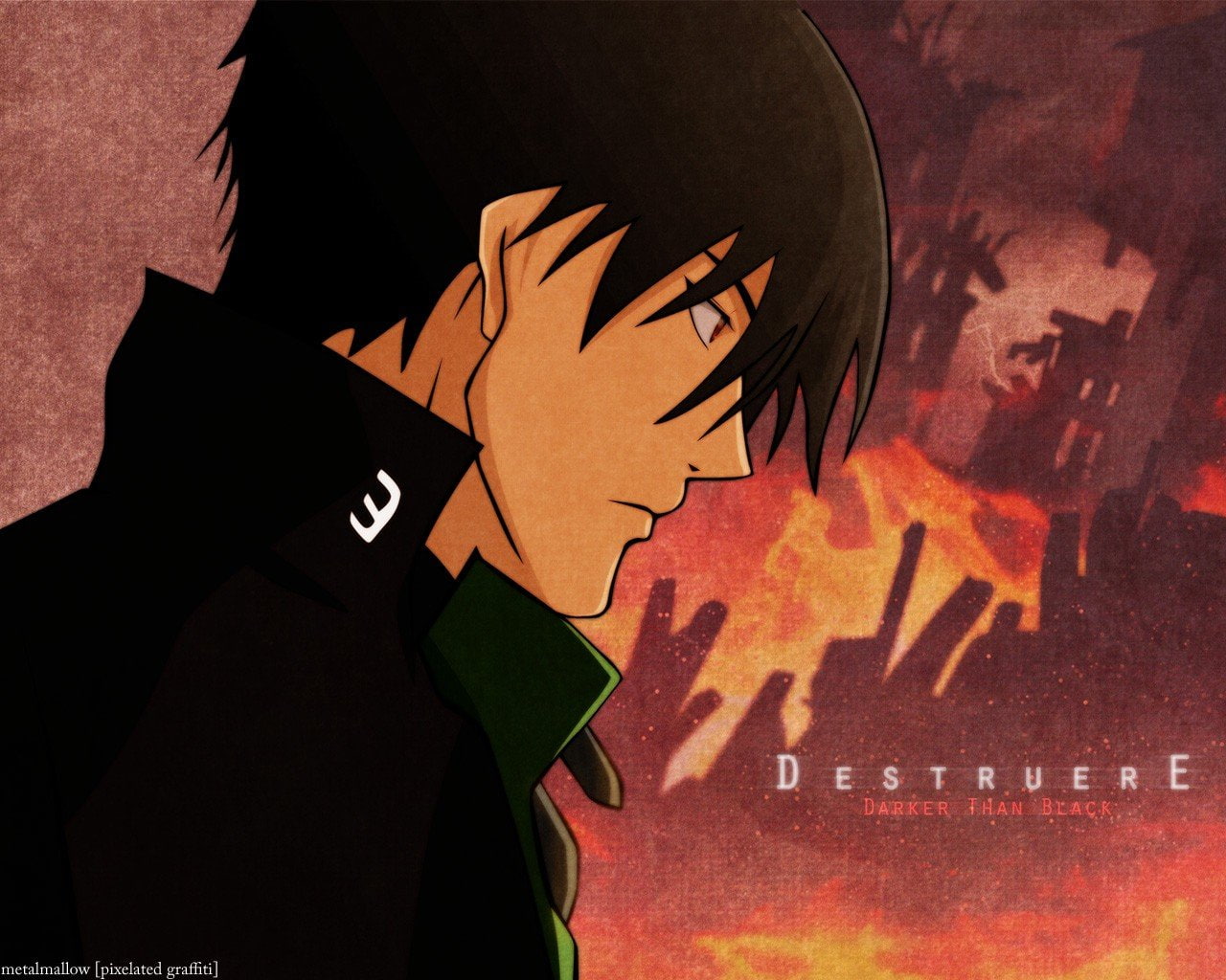art, x, darker, black, Hei, entertainment, Darker Than Black, hd, 1280x1024 px, 720P, px, HD Wallpaper