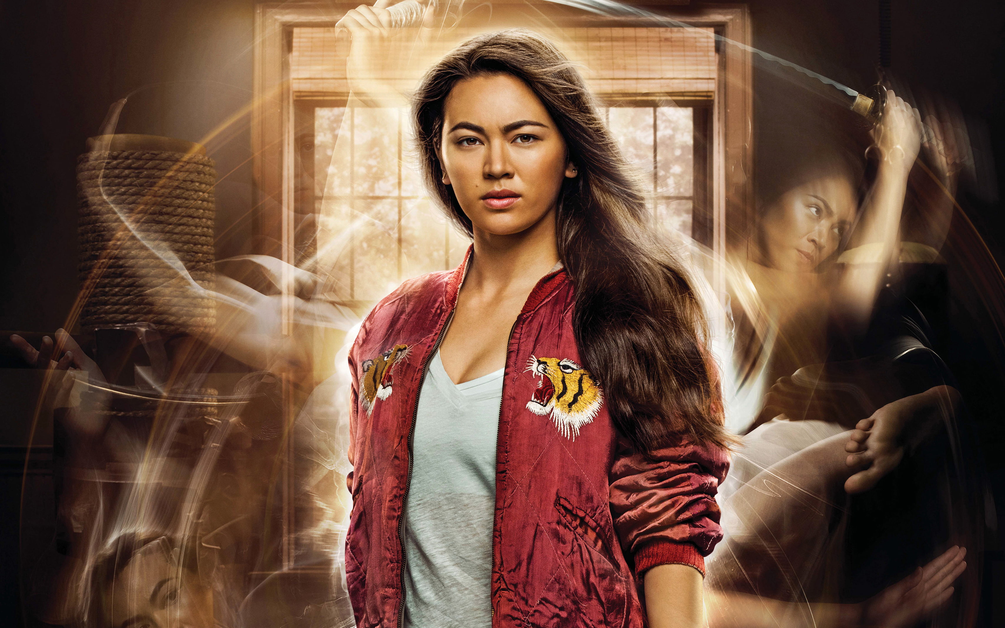 colleen, fist, jessica, henwick, 2K, wing, iron, HD Wallpaper