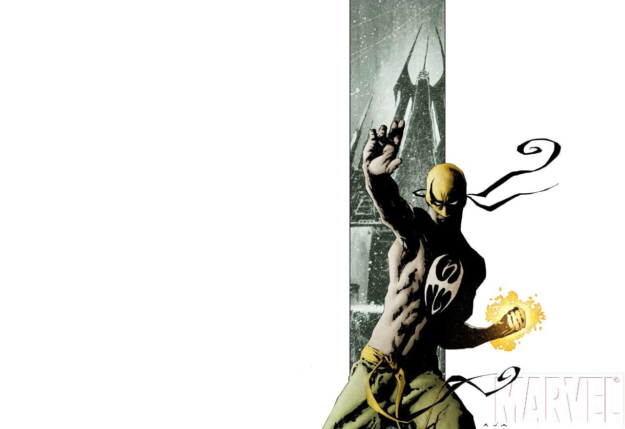 outdoors, statue, creativity, Iron Fist, Comics, angel, sculpture, representation, male likeness, 480P, copy space, art and craft, built structure, human representation, HD Wallpaper