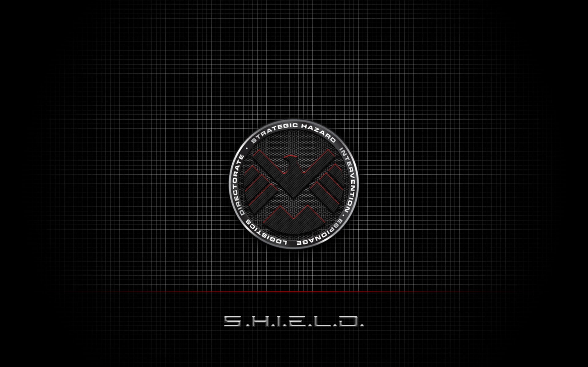 agents of shield, no people, guidance, text, full frame, luxury, 1080P, safety, technology, communication, circle, black background, pattern, shape, backgrounds, HD Wallpaper