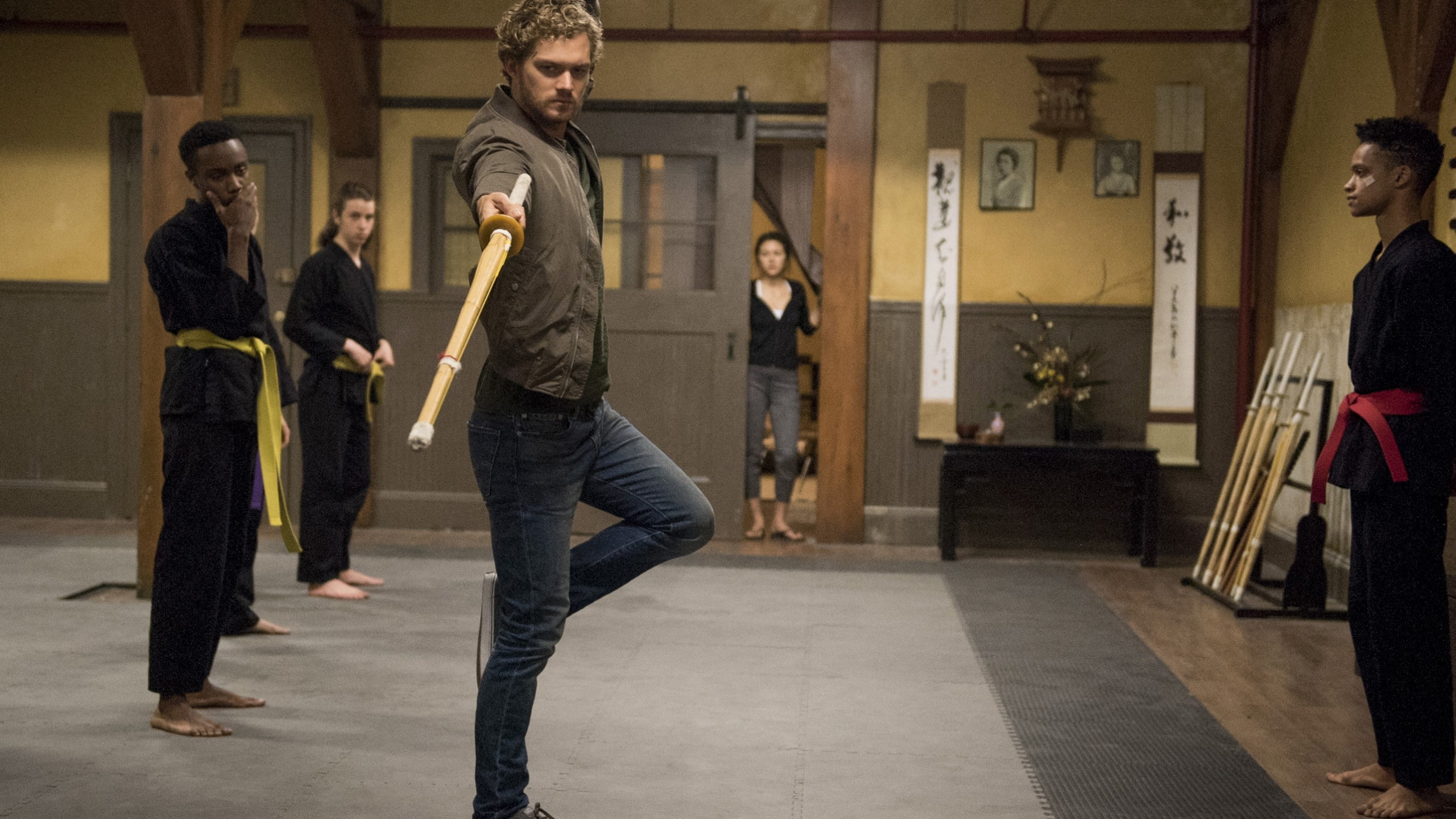best tv series, bokotu, Finn Jones, wearing, 2K, brown, Marvel, Iron Fist, man, HD Wallpaper