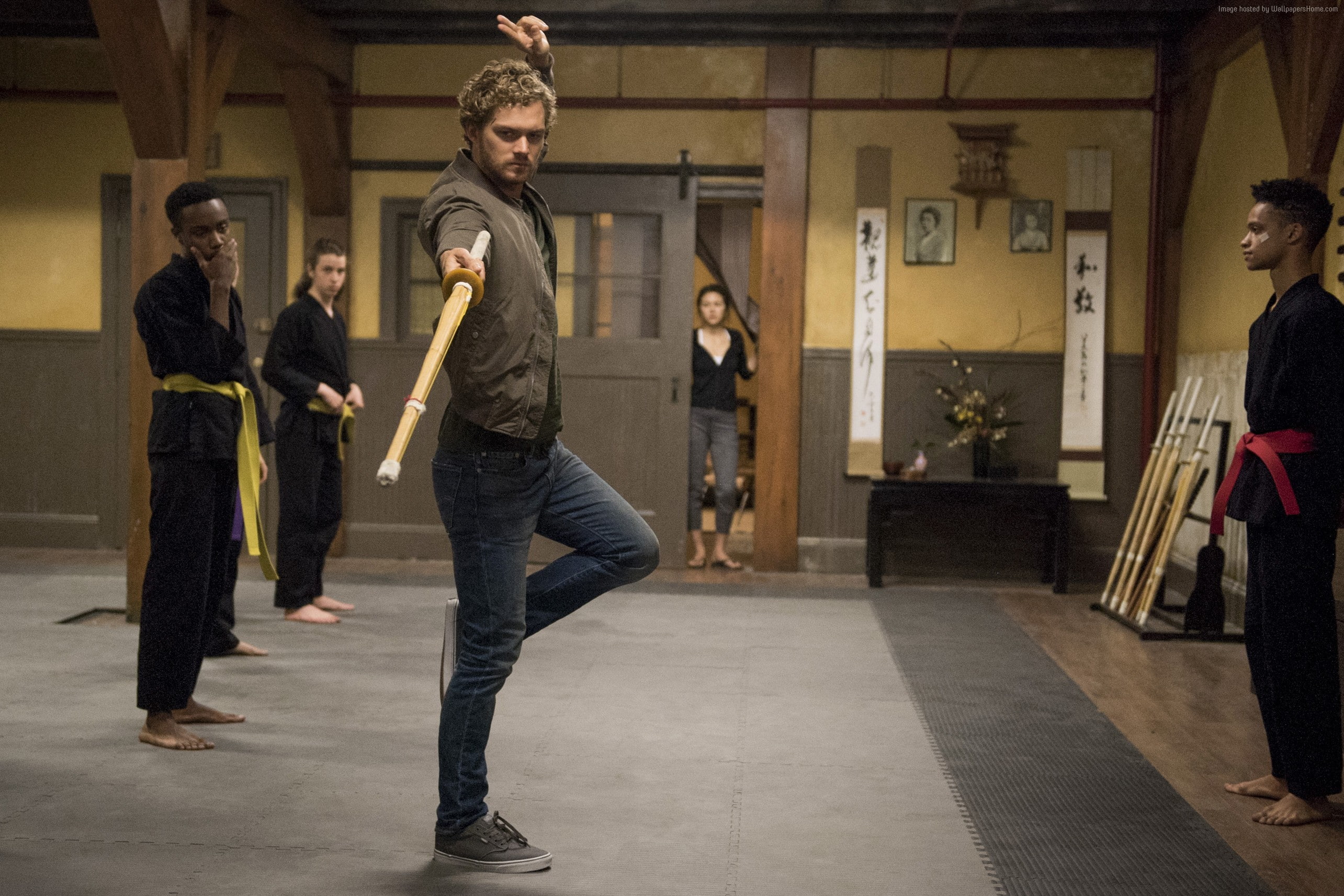 Marvel, togetherness, adult, full length, architecture, real people, group of people, holding, built structure, lifestyles, Iron Fist, Finn Jones, arts culture and entertainment, HD Wallpaper