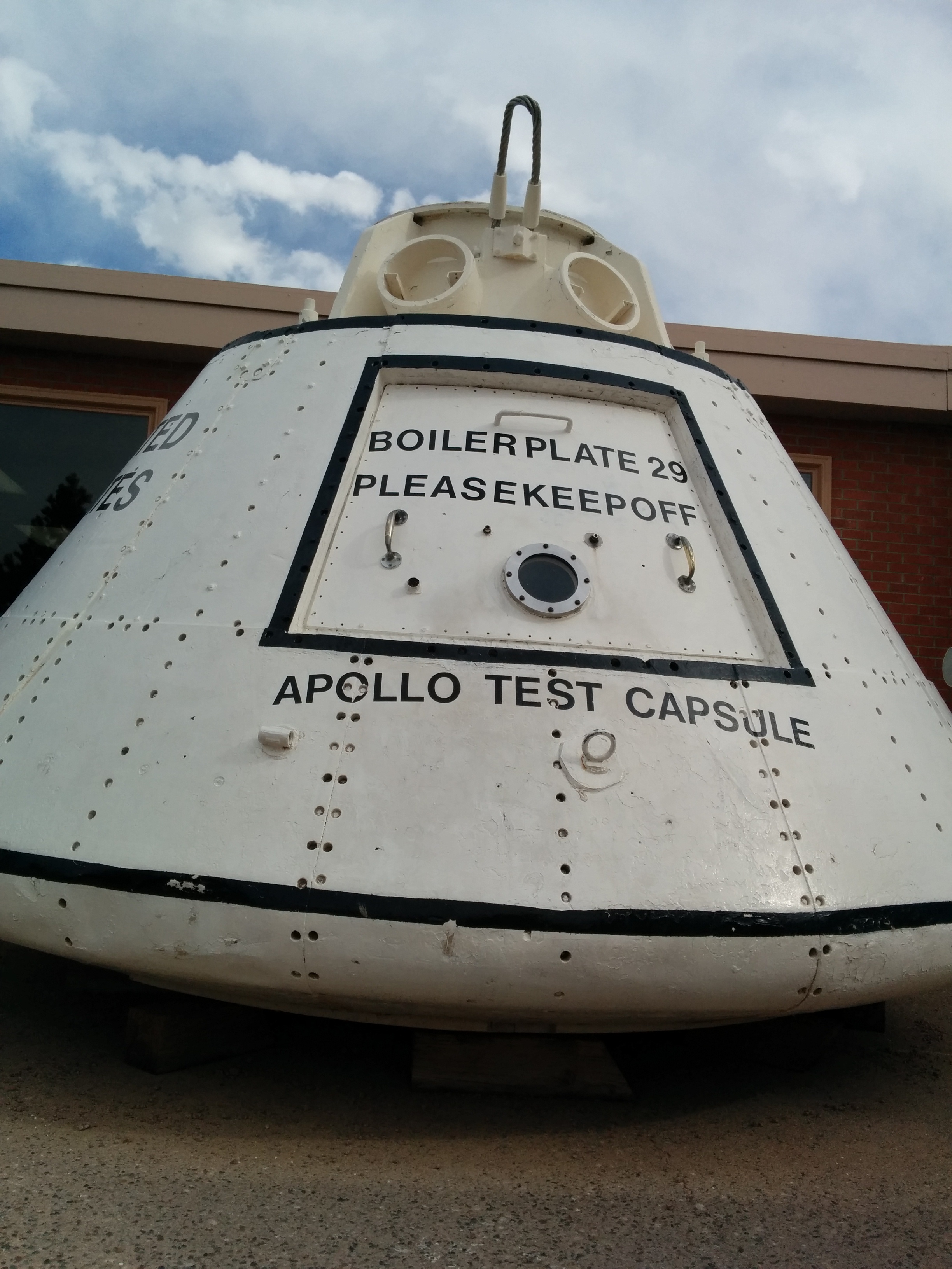 white color, architecture, western script, close-up, no people, outdoors, cloud - sky, built structure, apollo, sign, aerospace, future, test capsule, spaceship, Phone HD Wallpaper