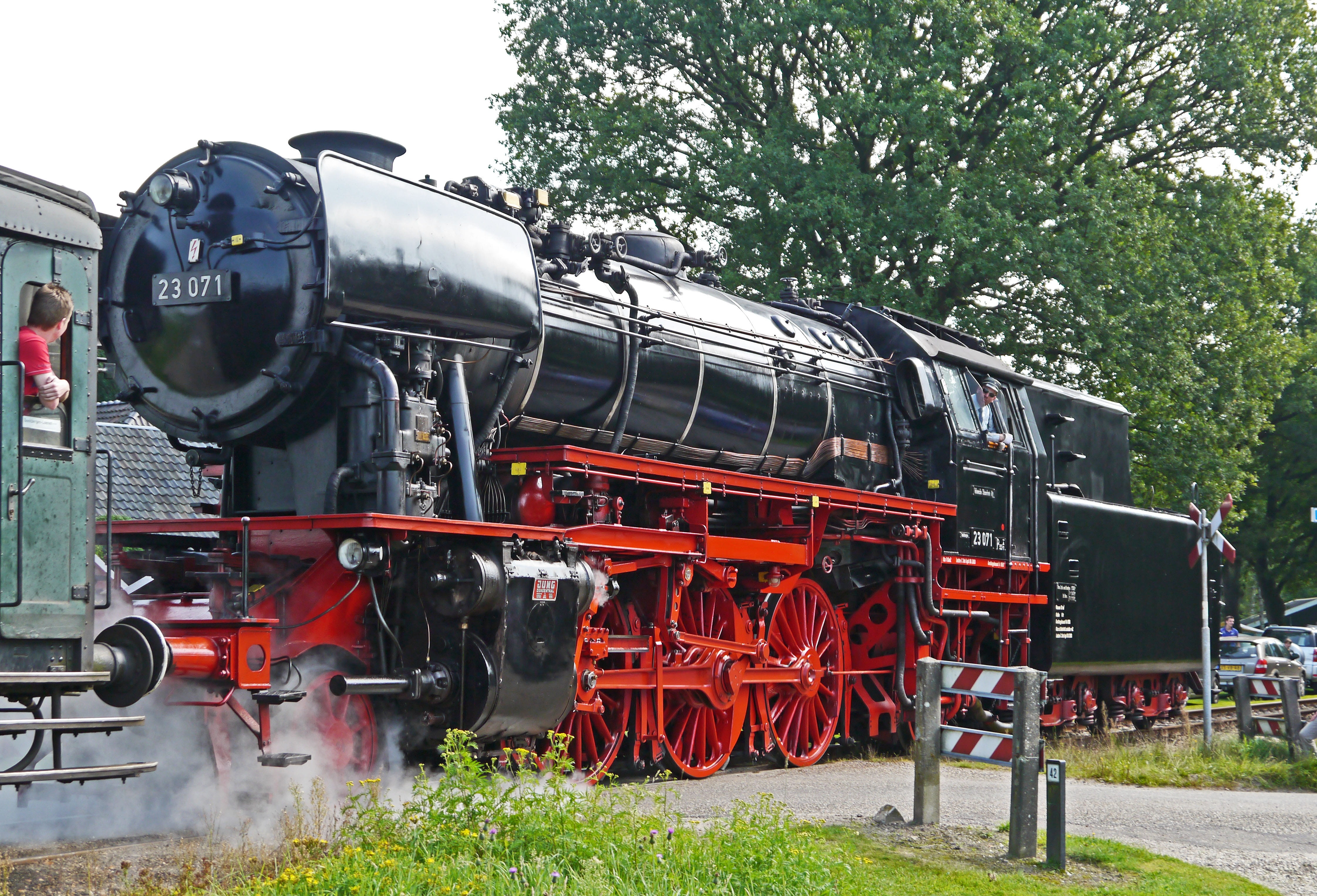 historically, grass, tree, br 23, tradition, museum range, reverse, netherlands, no people, cylinder steam, locomotive, outdoors, train - vehicle, nostalgia, HD Wallpaper