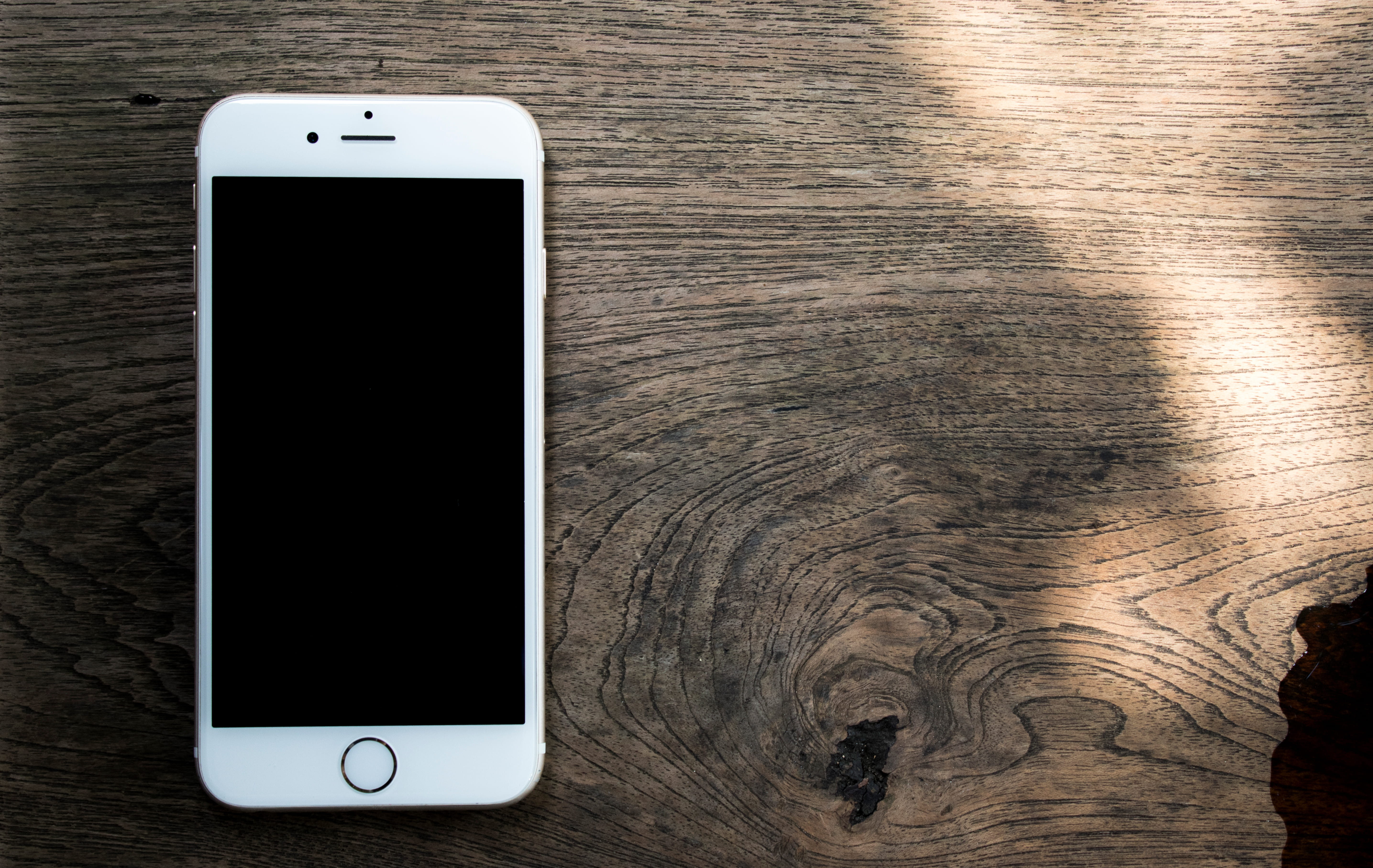 touch screen, ios, blank, portable information device, device screen, apple, indoors, connection, mockup, table, global communications, iphone  6, portability, HD Wallpaper