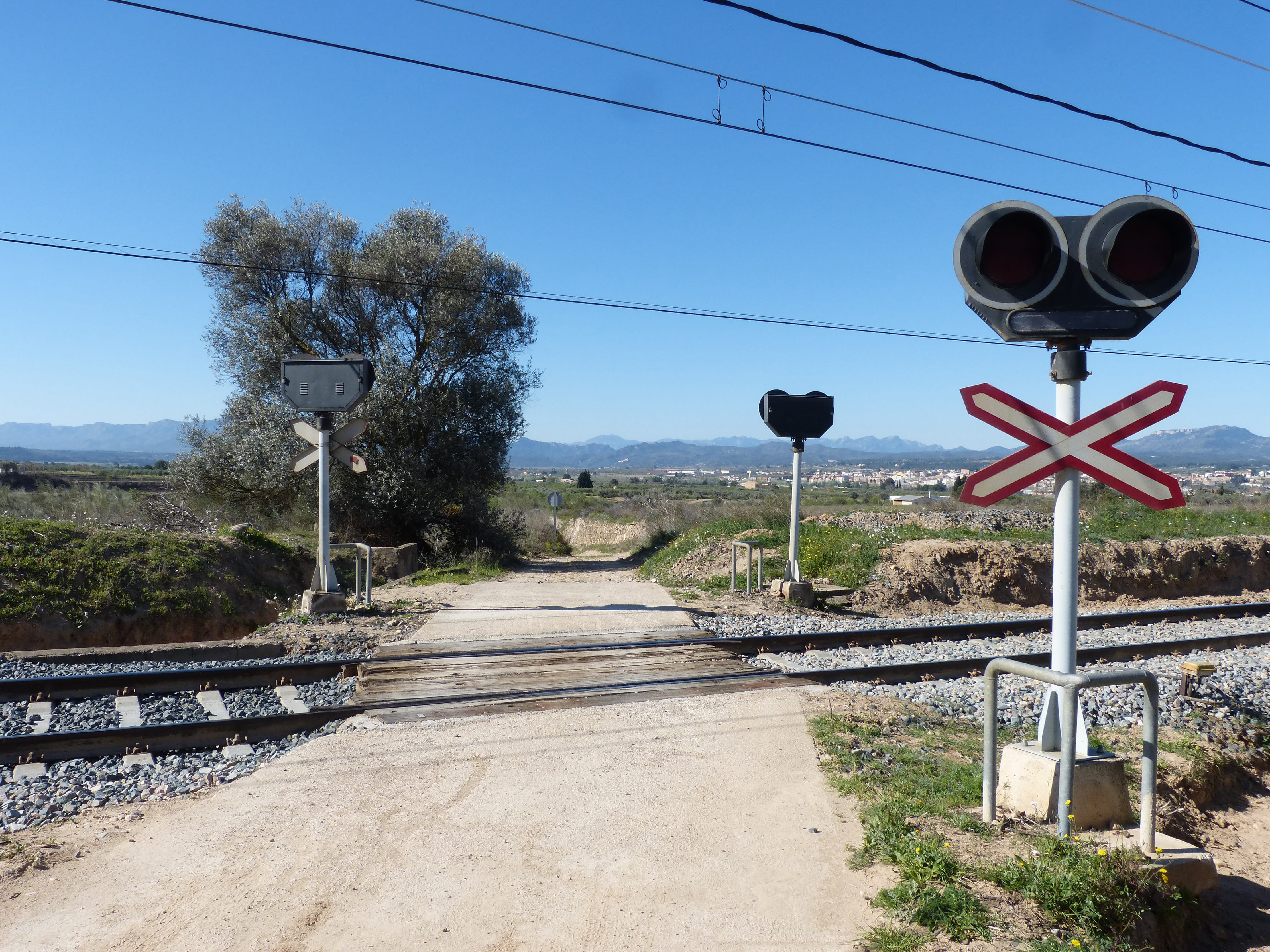 power supply, transportation, the way forward, travel, road, power line, direction, railroad track, rail transportation, clear sky, electricity, tree, plant, HD Wallpaper