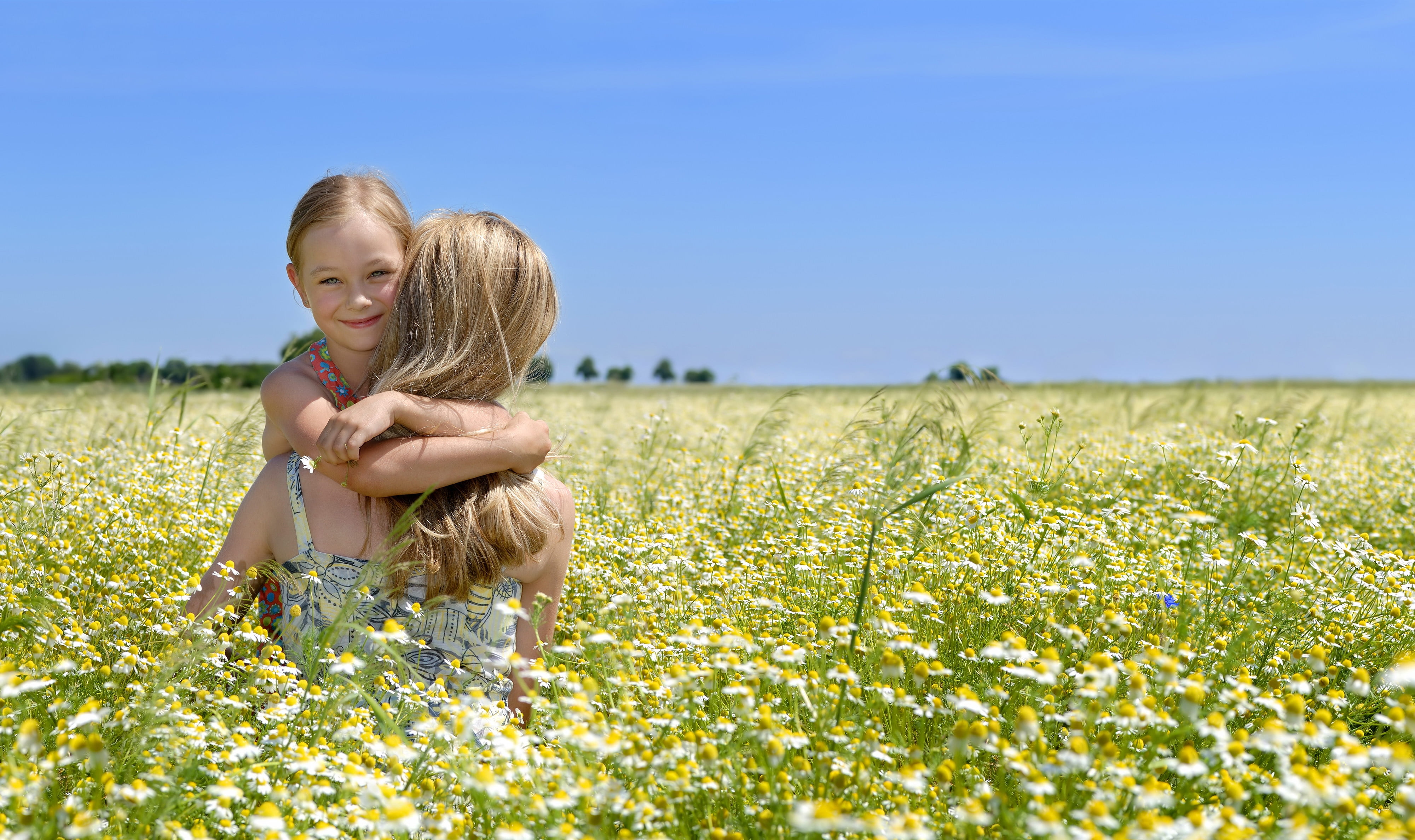 cheerful, carefree, hair, females, lifestyle, plant, outdoors, nature, smiling, women, beautiful, grass, sky, embracing, enjoyment, lifestyles, color Image, HD Wallpaper