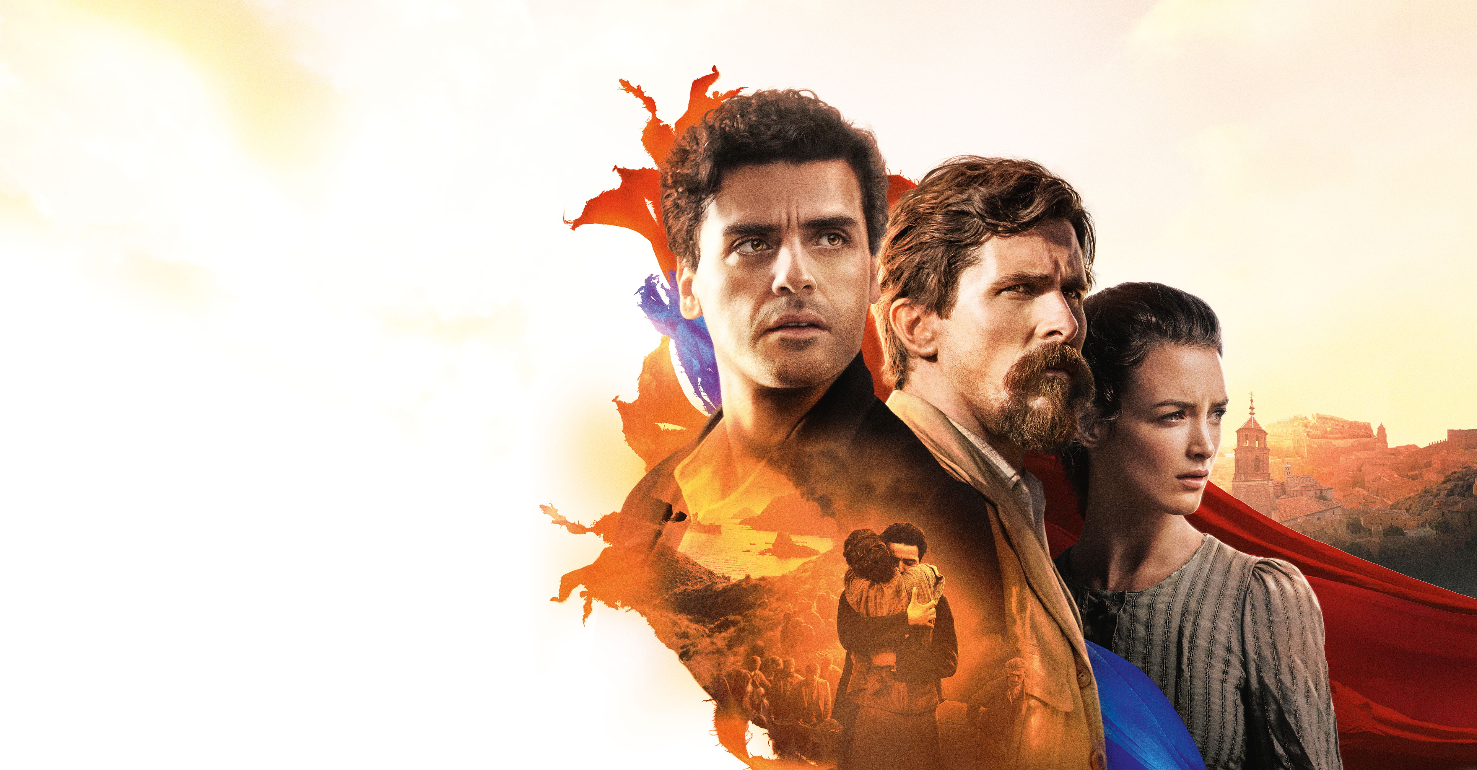 Christian Bale, Oscar Isaac, Charlotte Le Bon, The Promise, 4K, HD Wallpaper