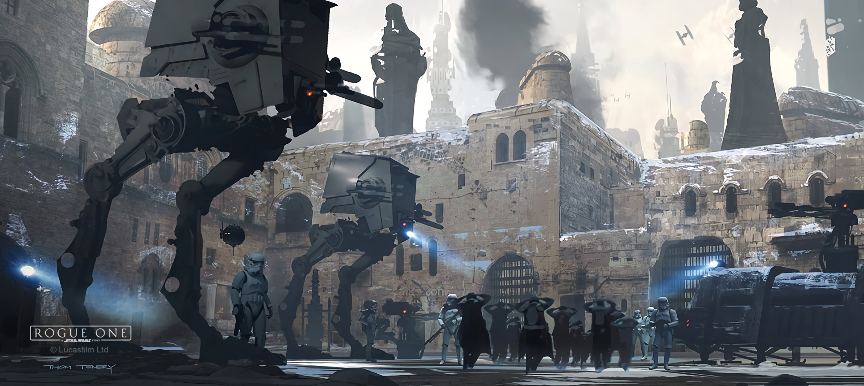 Star Wars, Rogue One: A Star Wars Story, artwork, LucasFilm, 2K, HD Wallpaper