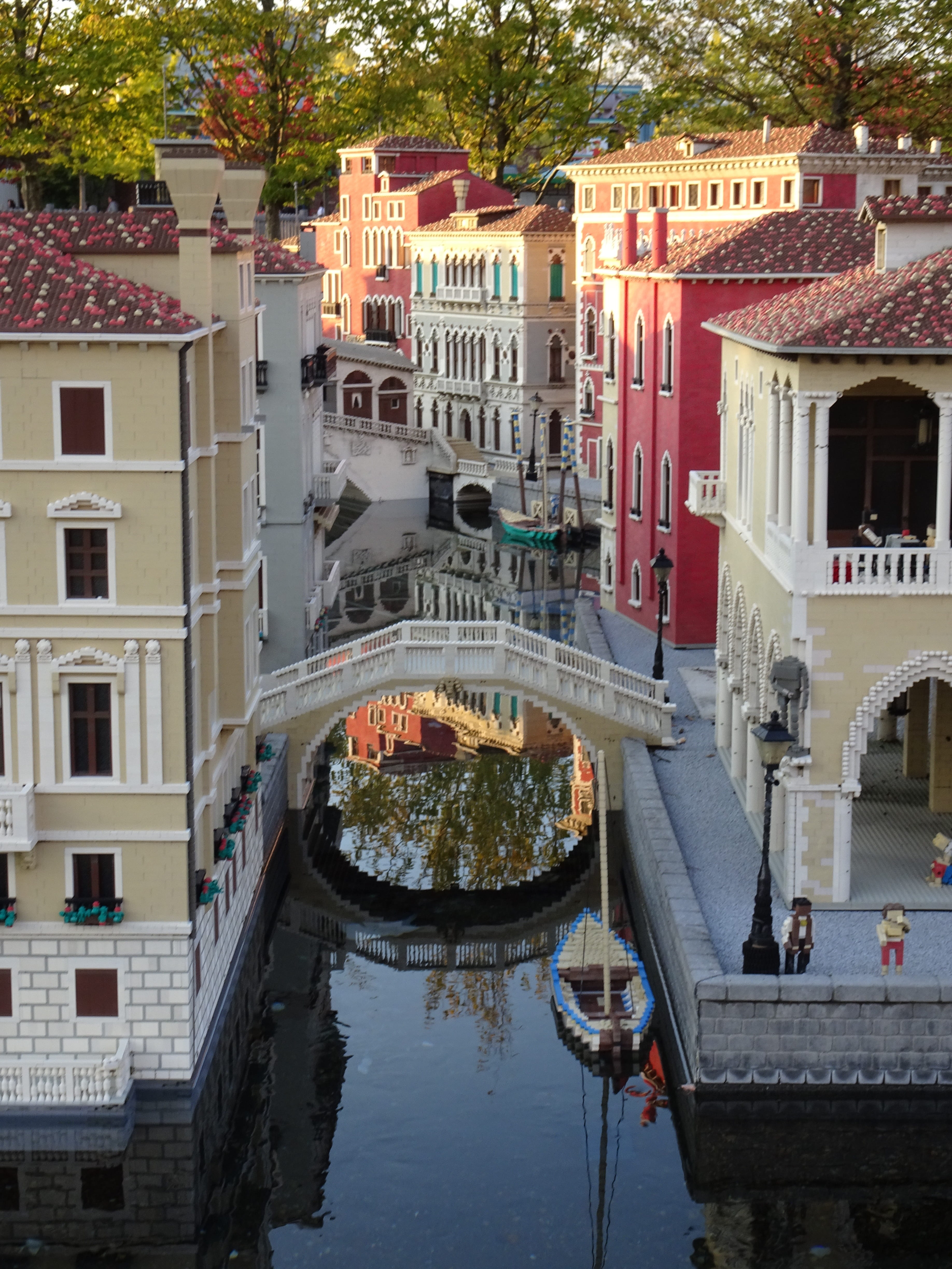 nature, venice, canal, mini world, toys, channel, italy, water, legoland, lego blocks, miniland, from lego pieces, outdoors, lego, nautical vessel, luxury, Phone HD Wallpaper