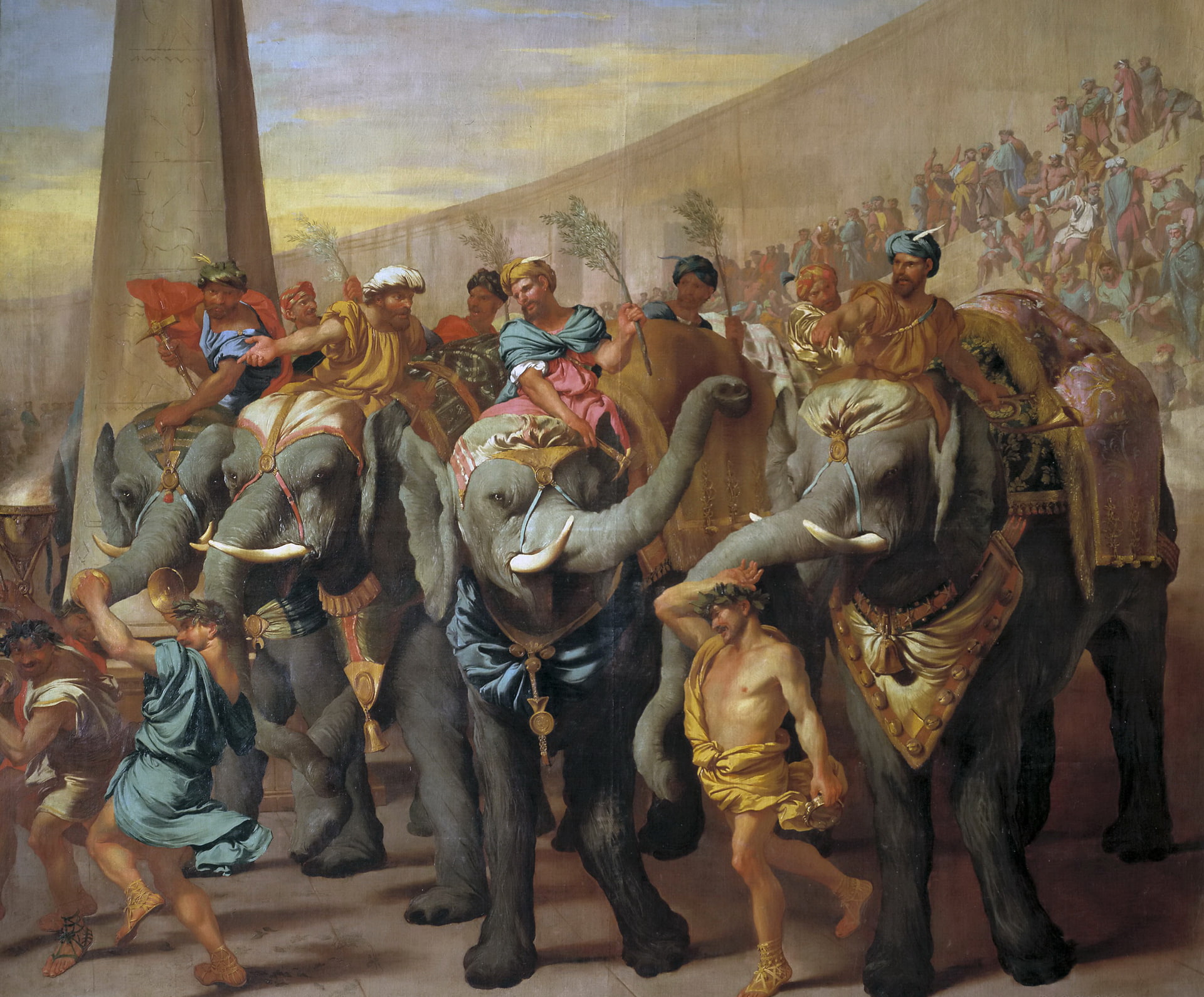 picture, 1080P, Elephants in the Circus, genre, Andrea di Leone, HD Wallpaper