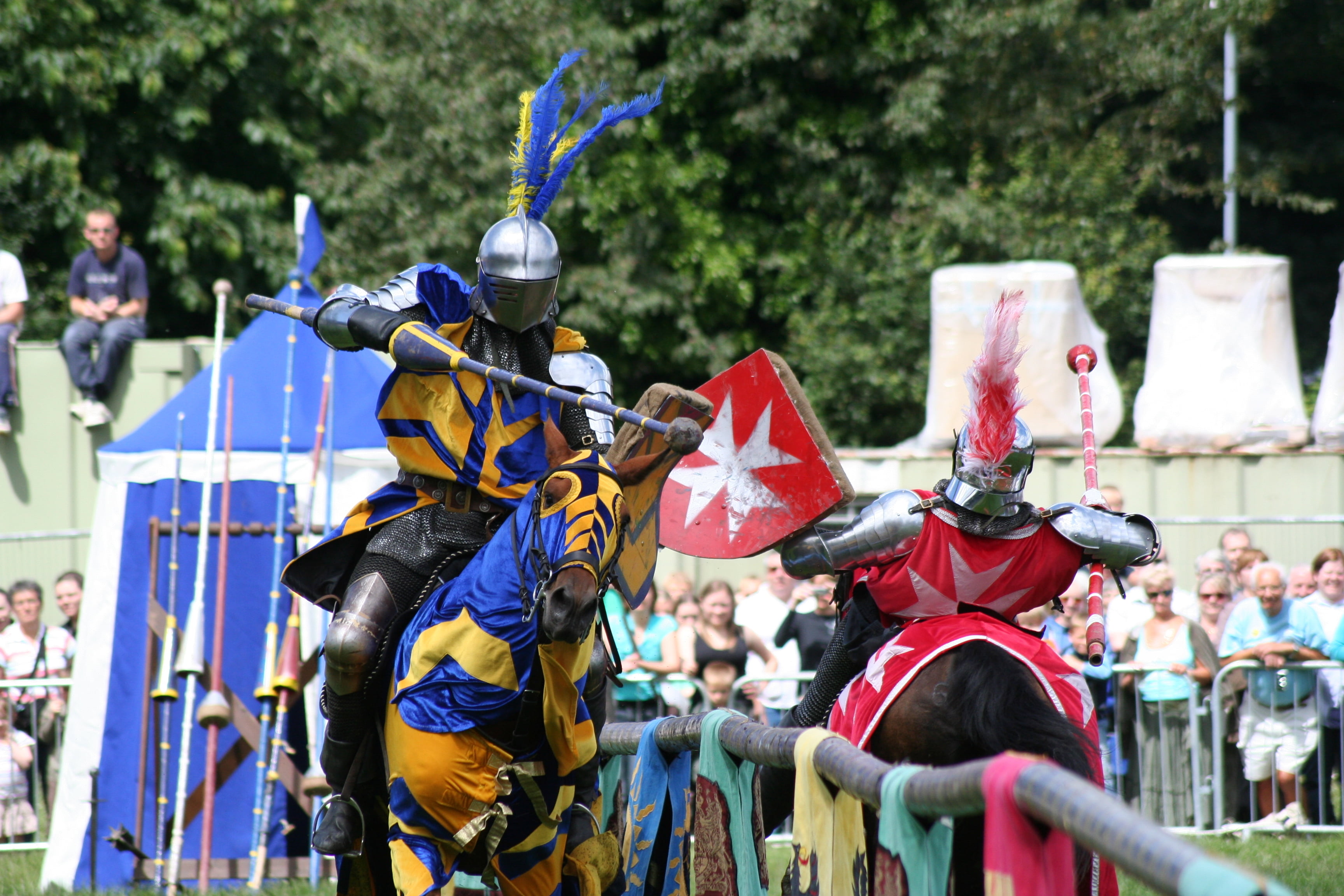 crowd, animal wildlife, competition, clothing, livestock, horse, headwear, andquot;joustandquot;, nature, large group of people, armor, historical reconstruction, HD Wallpaper