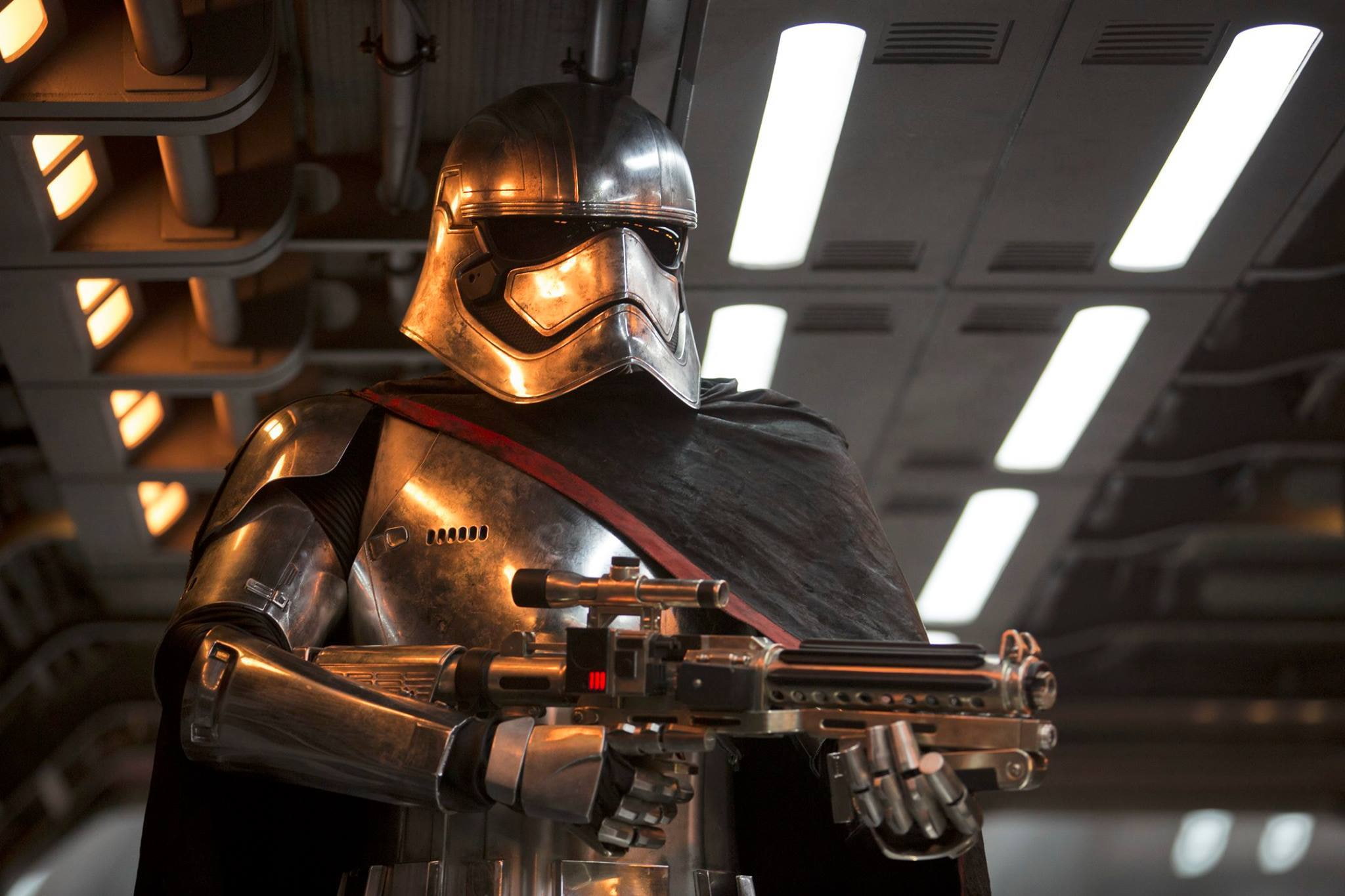 Fazma, episode 7, safety, suit of armor, 1080P, war, protective workwear, The Force Awakens, working, Phasma, helmet, military, one person, protective eyewear, HD Wallpaper