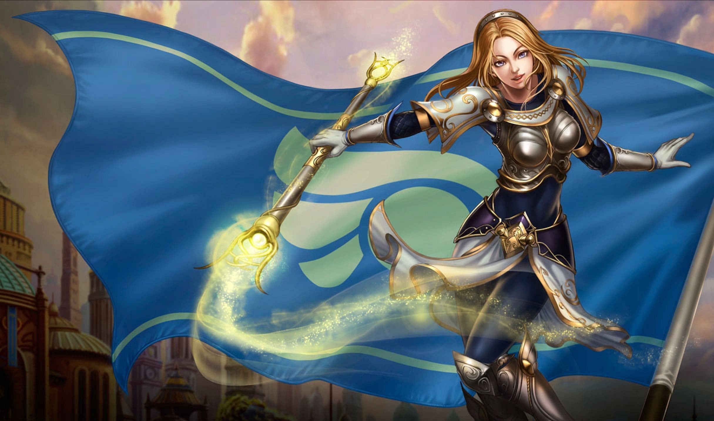 1080P, Summoners Rift, Lux (League Of Legends), Anime fantasy, war, HD Wallpaper