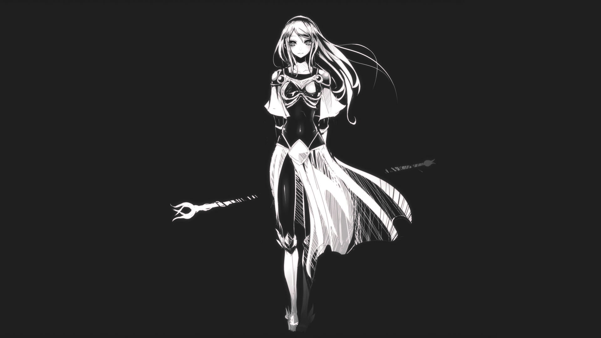 staff, Lux, video games, League Of Legends, 1080P, Anime Girls, HD Wallpaper