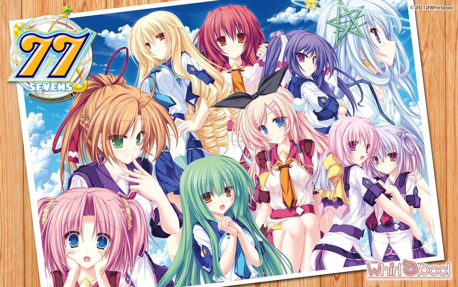 Tsuneha Miki, Koshimizu Rin, Tsuneha Aki, Hoshiba Sora, Amane Ruru, 77 (Sevens) ~And, 720P, Kazamai Sakura, Karen Lux Victoria, Anime, Two Stars Meet Again~, HD Wallpaper