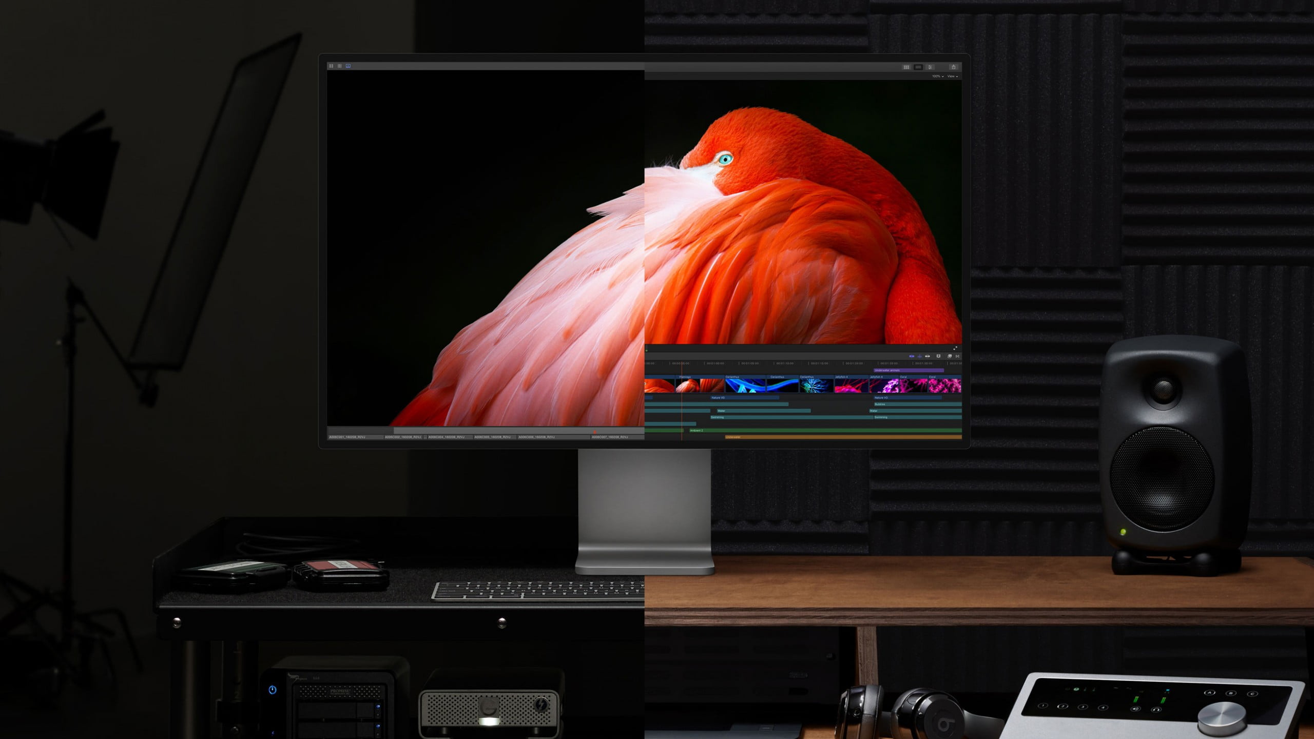 Apple Computer, Apple Pro Display XDR, abstract, 2K, colorful, HD Wallpaper