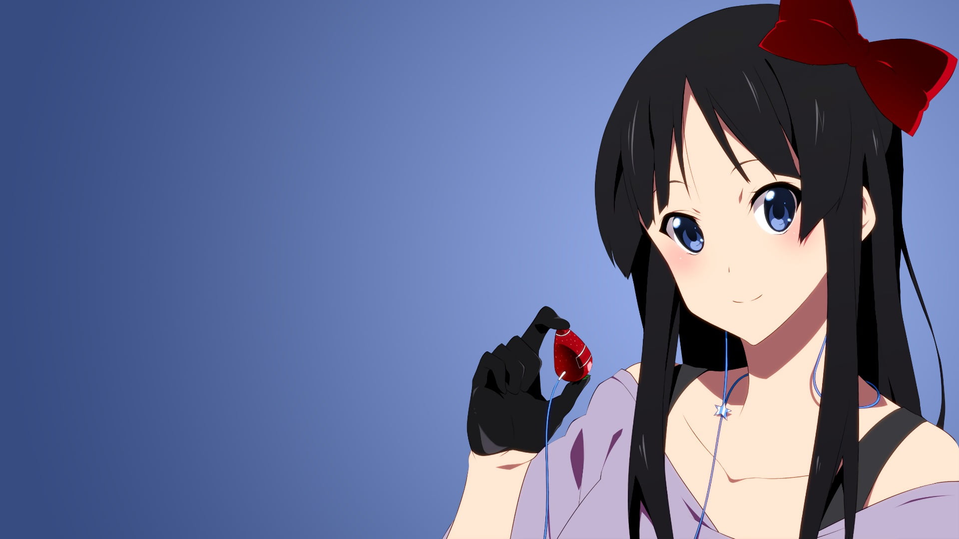 low angle view, nature, no people, anime, Akiyama Mio, lifestyles, creativity, sunlight, art and craft, sky, 1080P, anime girls, blue, K-ON!, toy, representation, HD Wallpaper