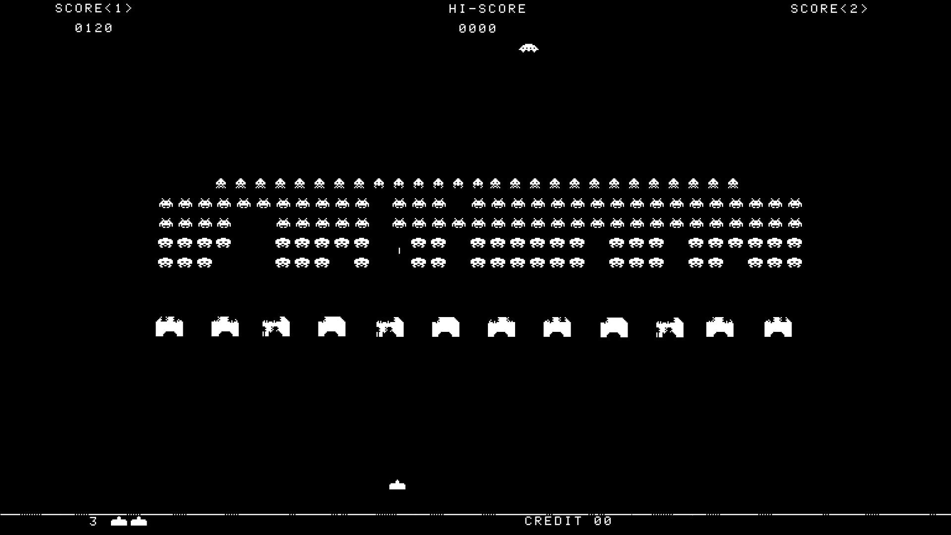 games, space, 1080P, invaders, retro, white, black, HD Wallpaper