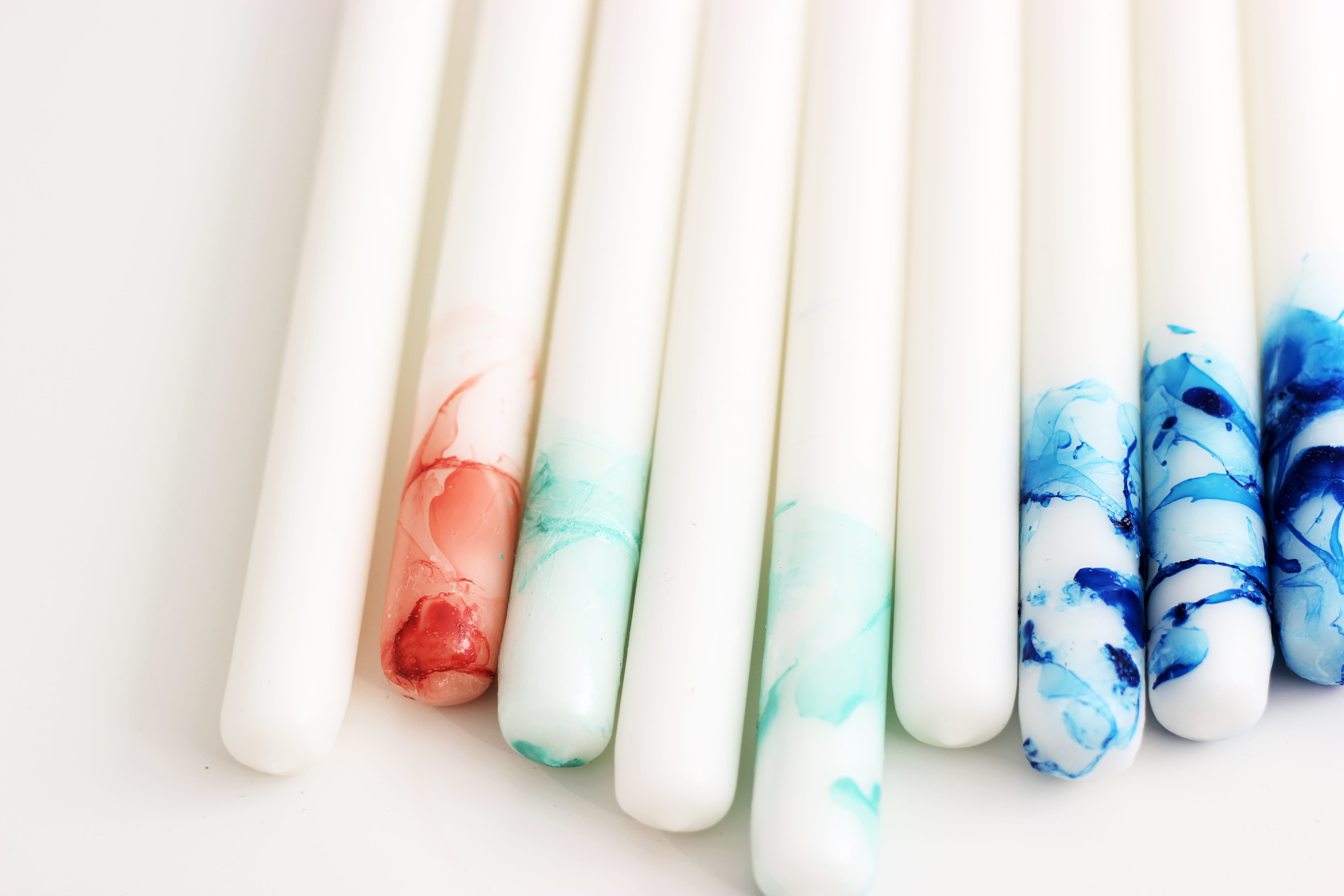 decoration, close-up, table setting, multi colored, orange, stick, white, choice, white color, art and craft, marbling, simplicity, candle, group of objects, HD Wallpaper