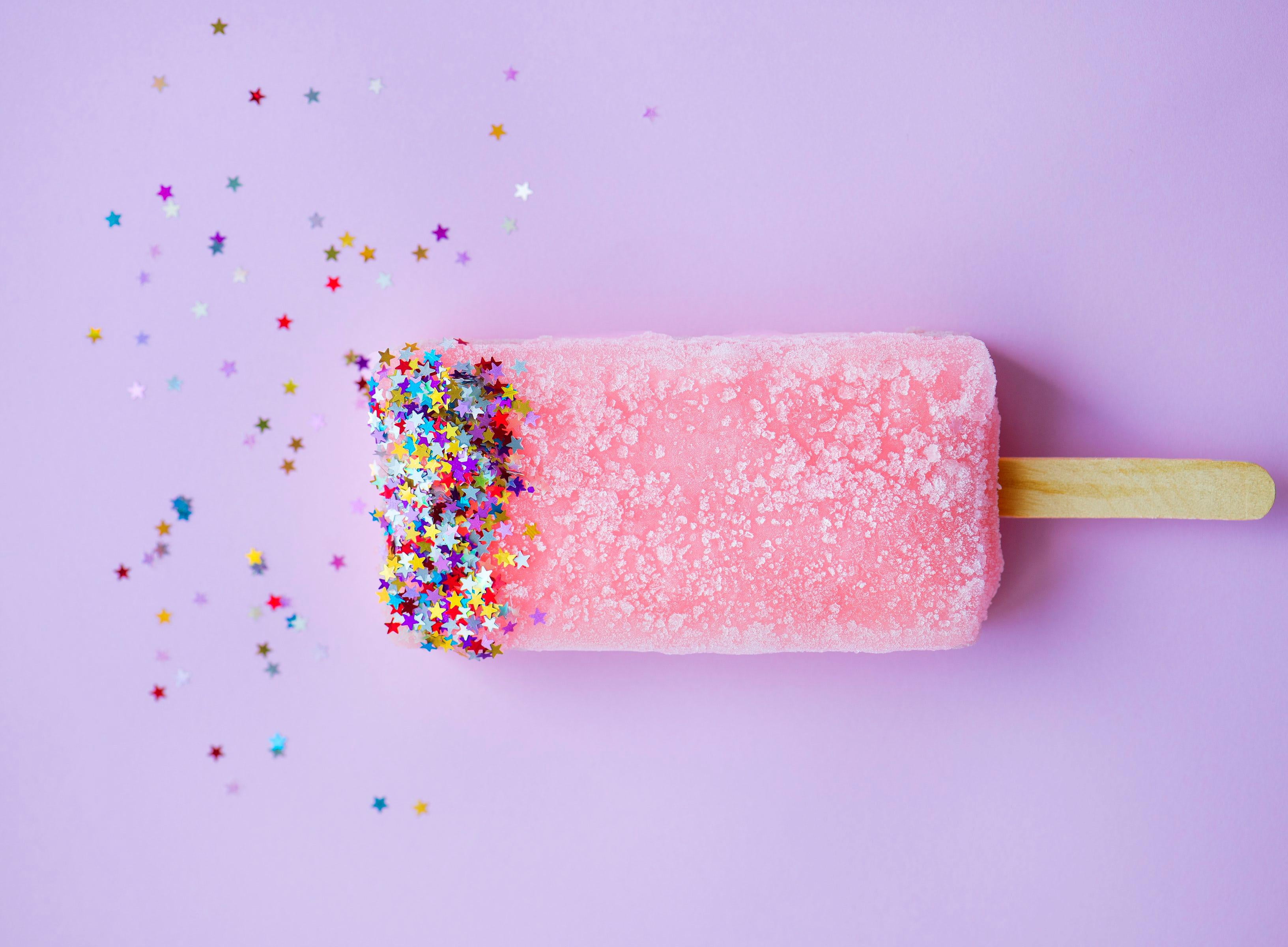 food, popsicle, 2K, sweets, colorful, HD Wallpaper