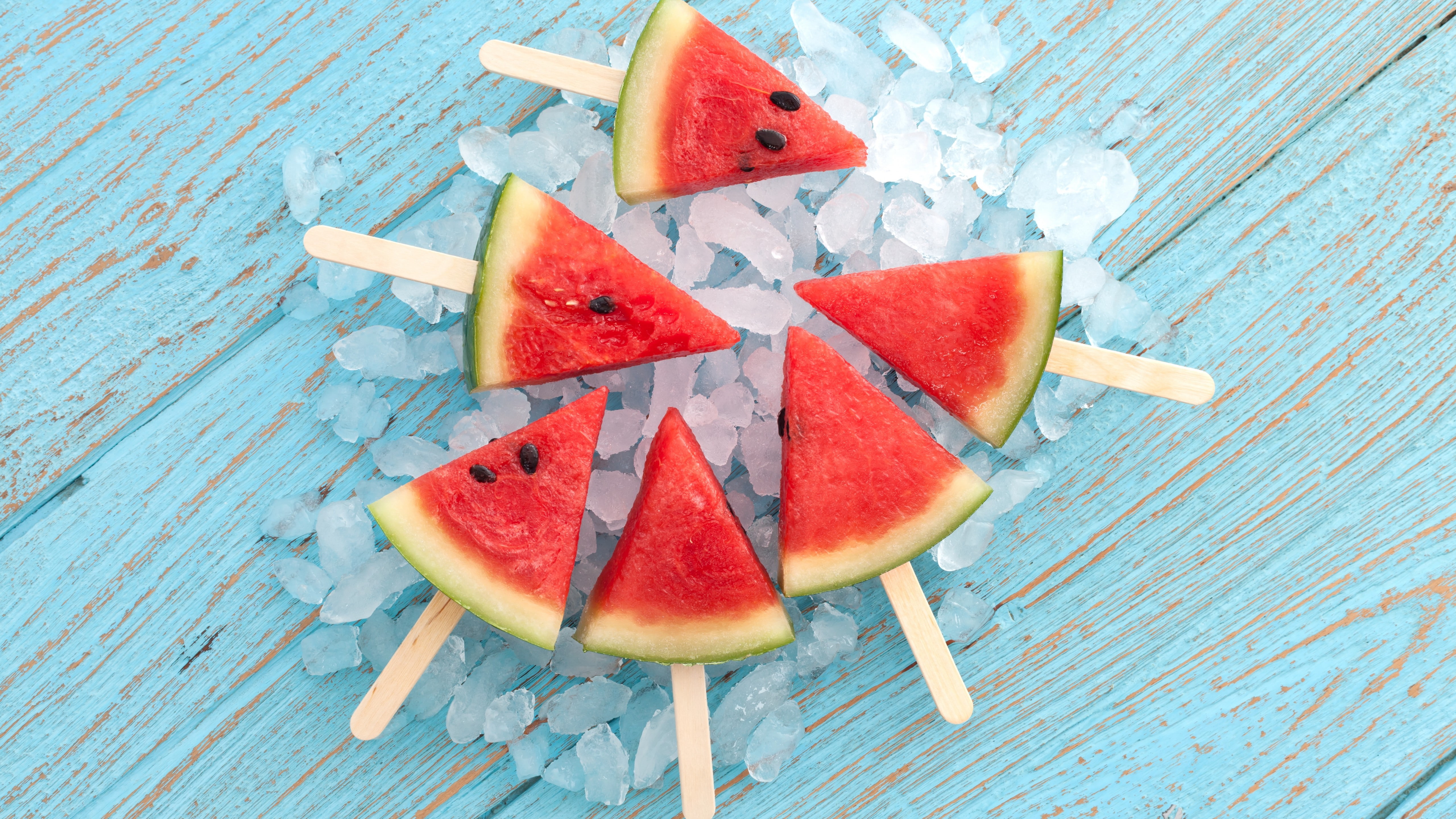 popsicle, 5K, creams, ice, watermelon, delicious, several, 5k, HD Wallpaper